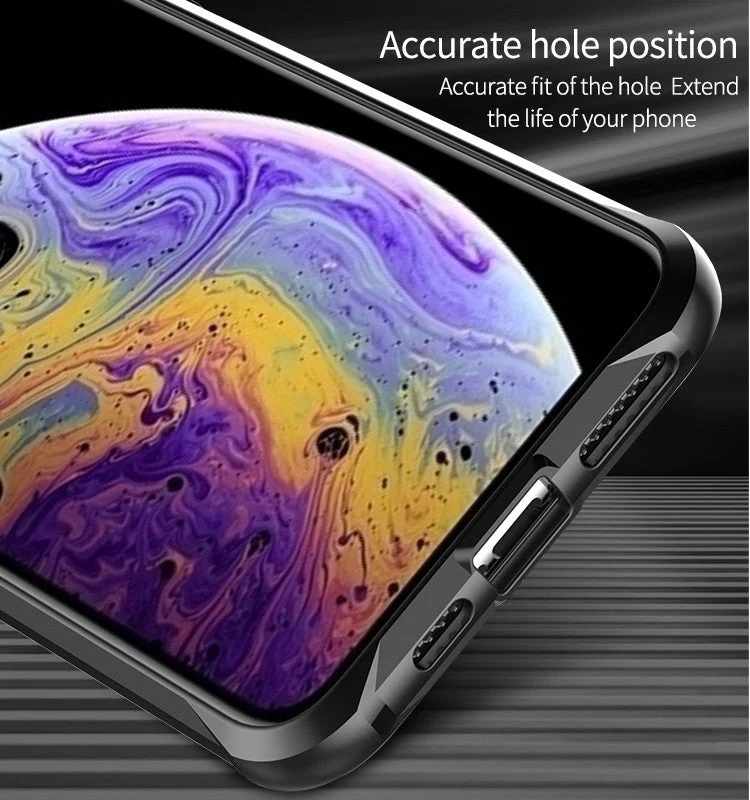 VAKU® For Apple iPhone X  / XS Hybrid Protective Clear Case Back Cover - Image 6