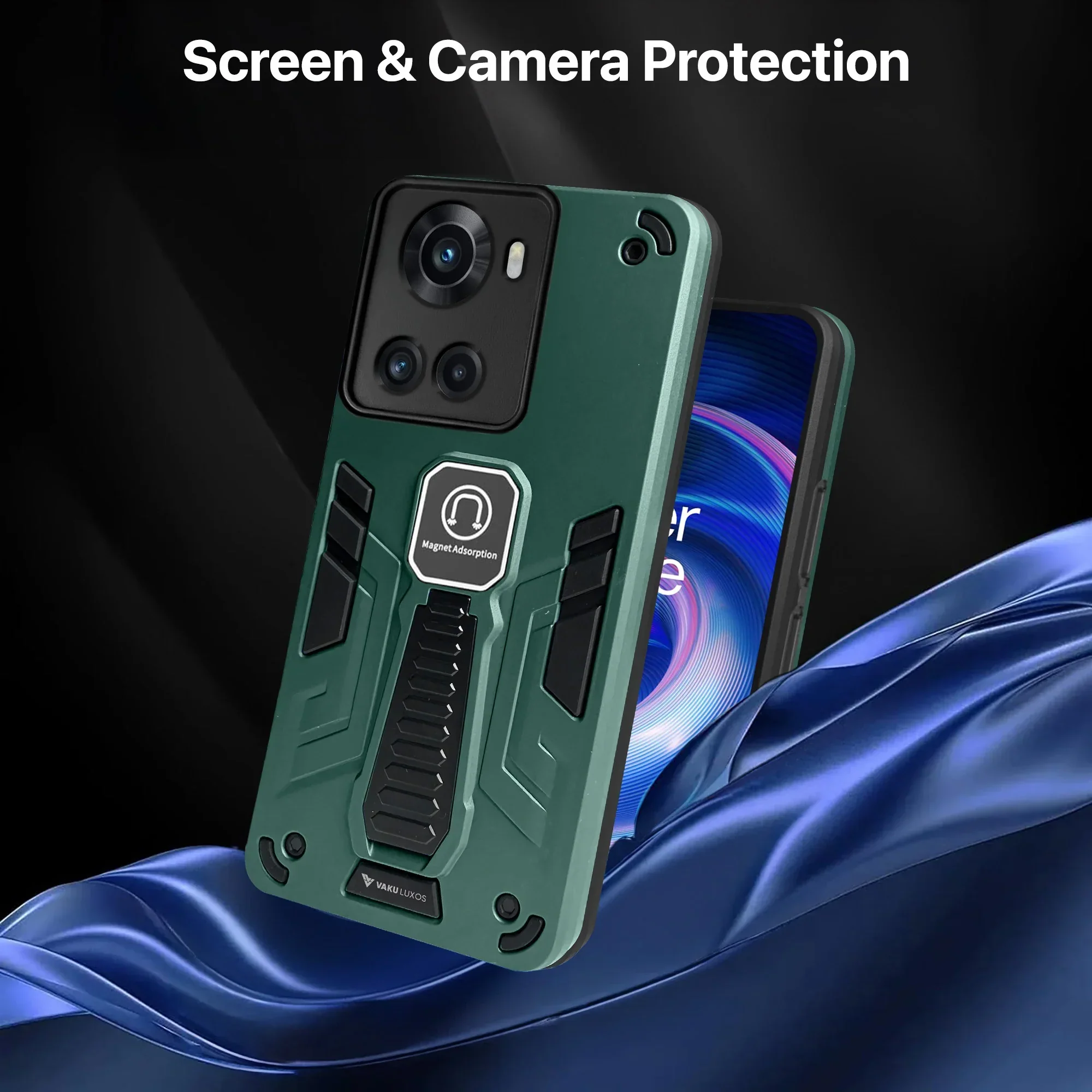 Vaku ® OnePlus 10R Valor Military Grade Shockproof Back Cover - Image 10
