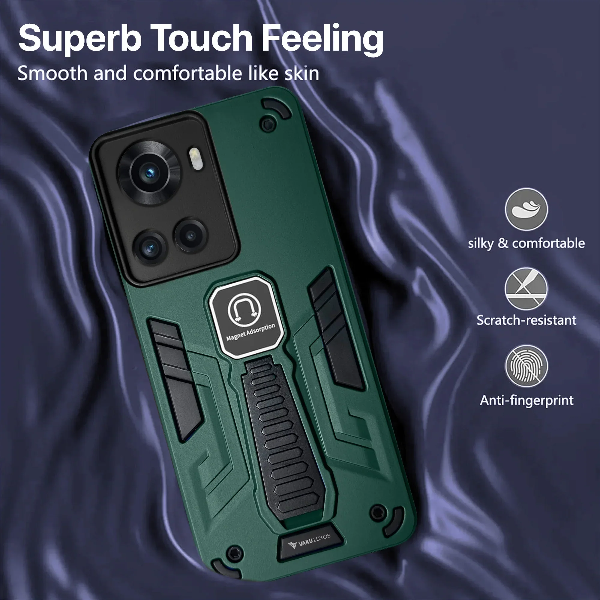 Vaku ® OnePlus 10R Valor Military Grade Shockproof Back Cover - Image 11
