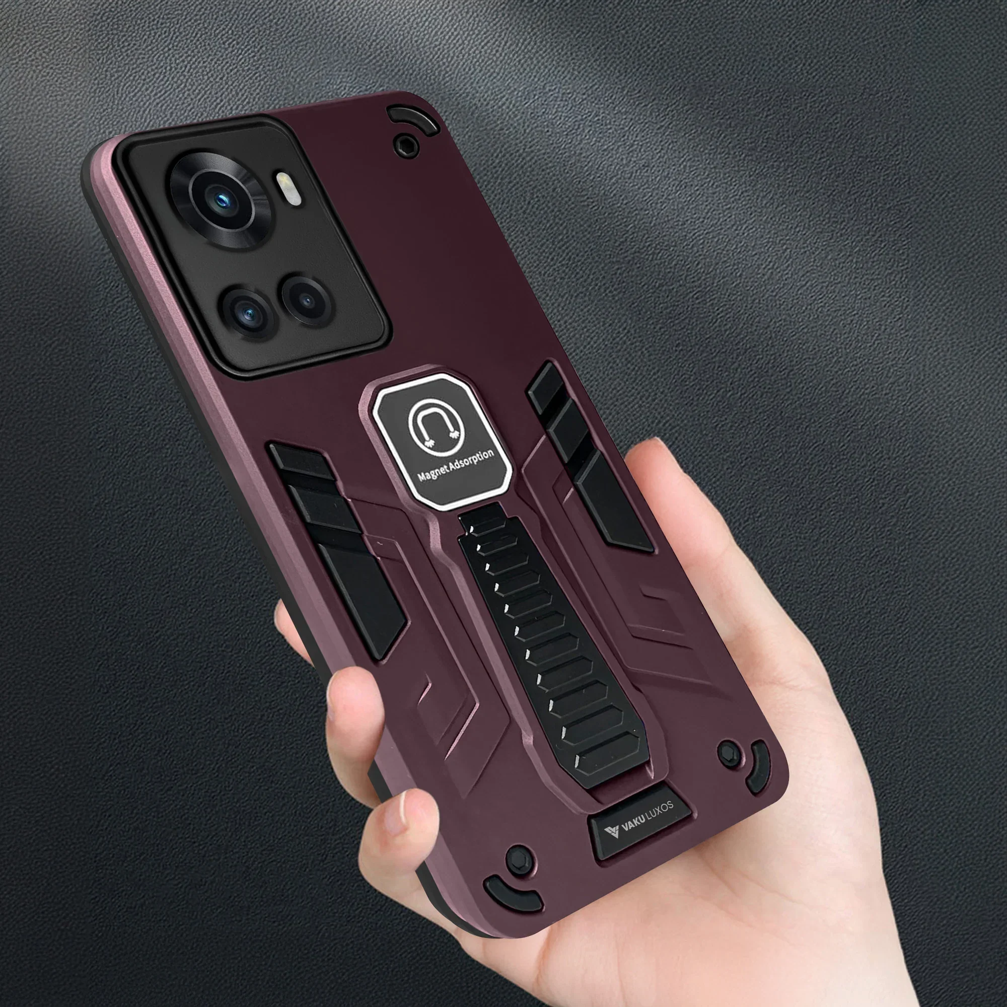 Vaku ® OnePlus 10R Valor Military Grade Shockproof Back Cover - Image 3