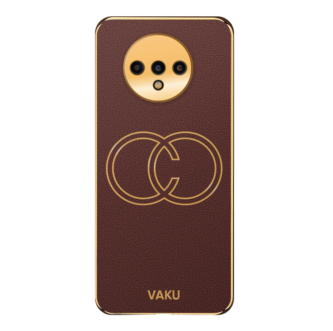 Vaku® OnePlus 7T Skylar Leather Pattern Gold Electroplated Soft TPU Back Cover - Image 15