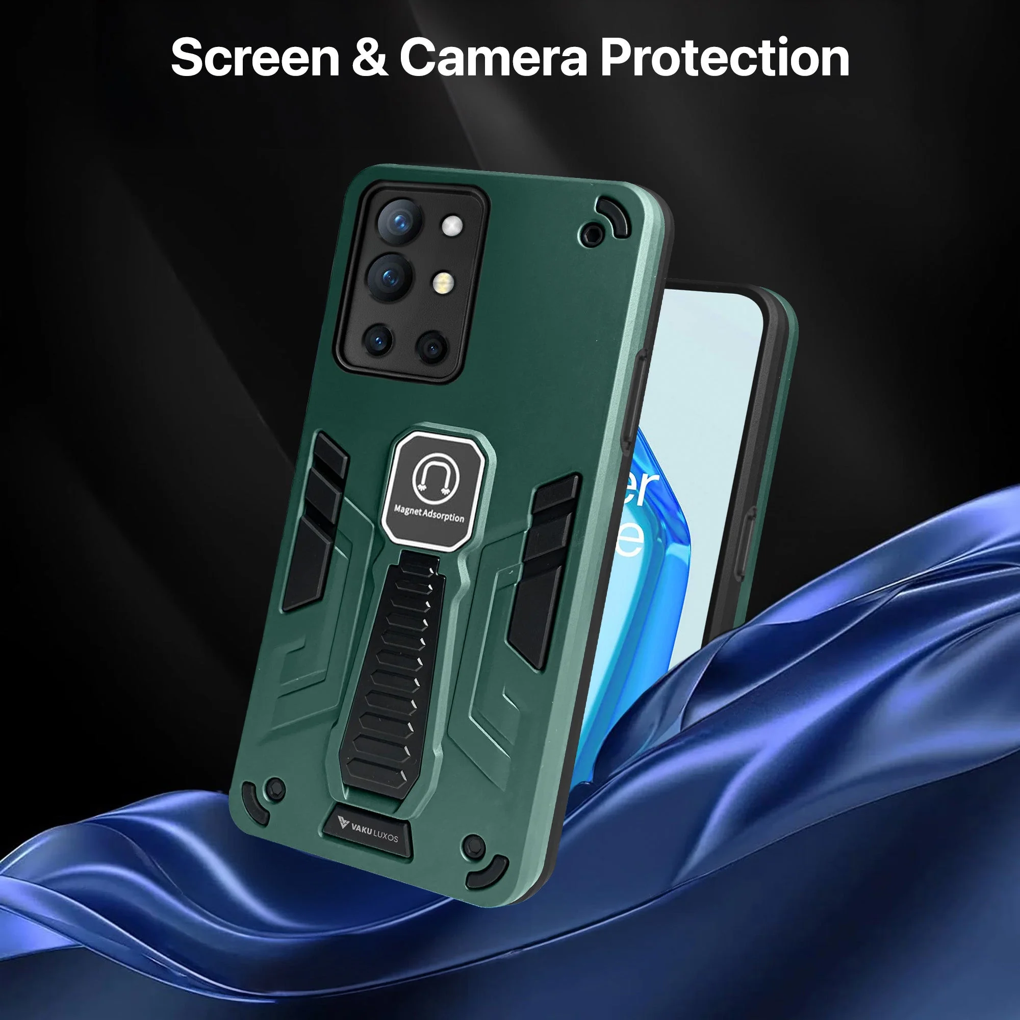Vaku ® OnePlus 9R Valor Military Grade Shockproof Back Cover - Image 10