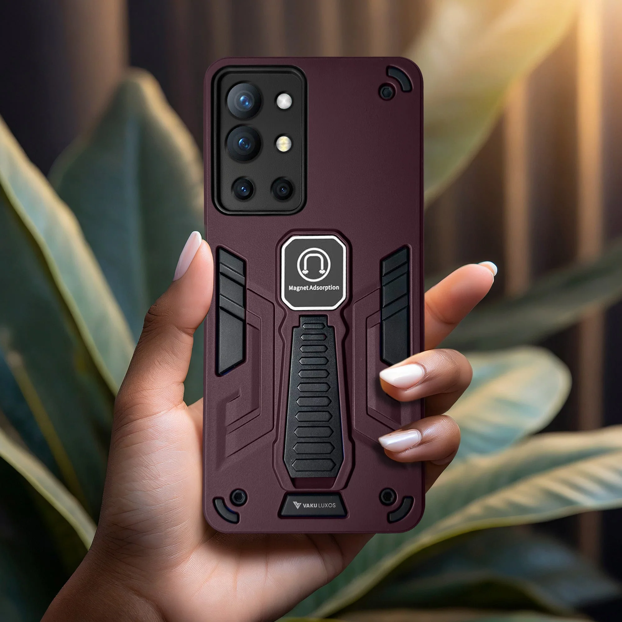 Vaku ® OnePlus 9R Valor Military Grade Shockproof Back Cover - Image 4