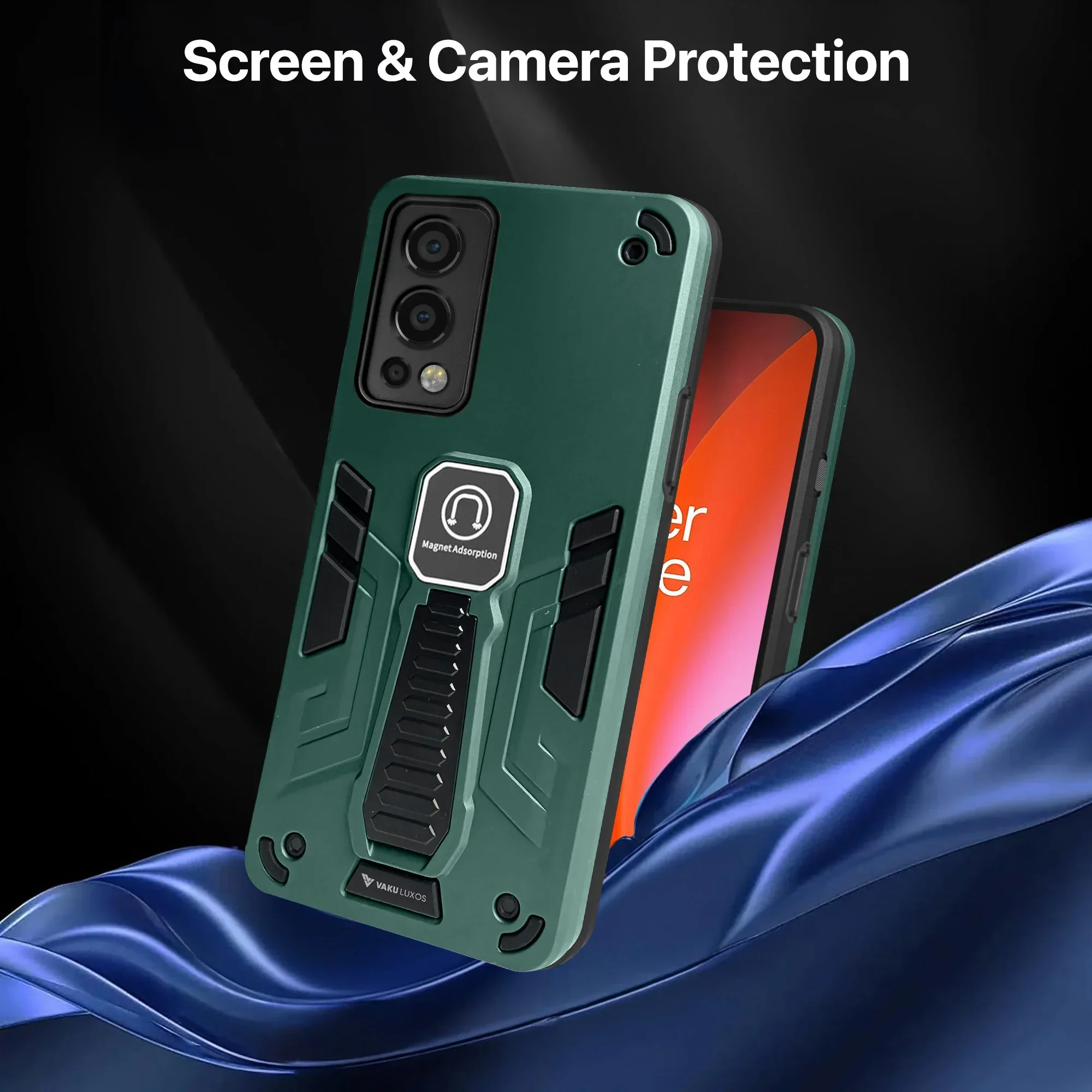 Vaku ® OnePlus Nord 2 Valor Military Grade Shockproof Back Cover - Image 9