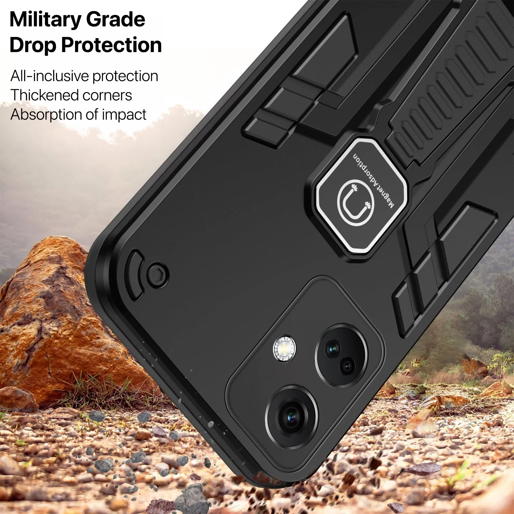 Vaku ® OnePlus Nord CE 3 5G Valor Military Grade Shockproof Back Cover - Image 6