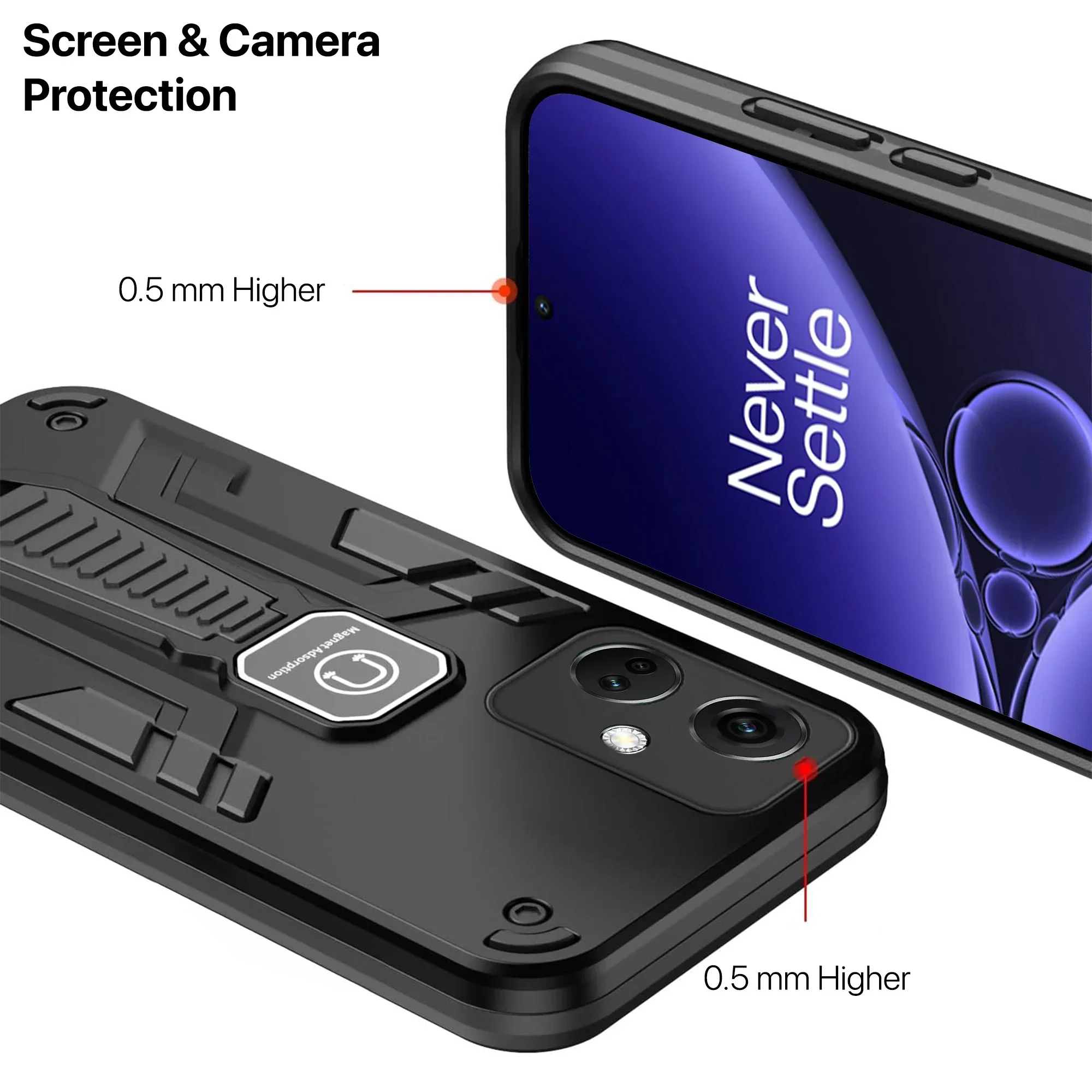 Vaku ® OnePlus Nord CE 3 5G Valor Military Grade Shockproof Back Cover - Image 8