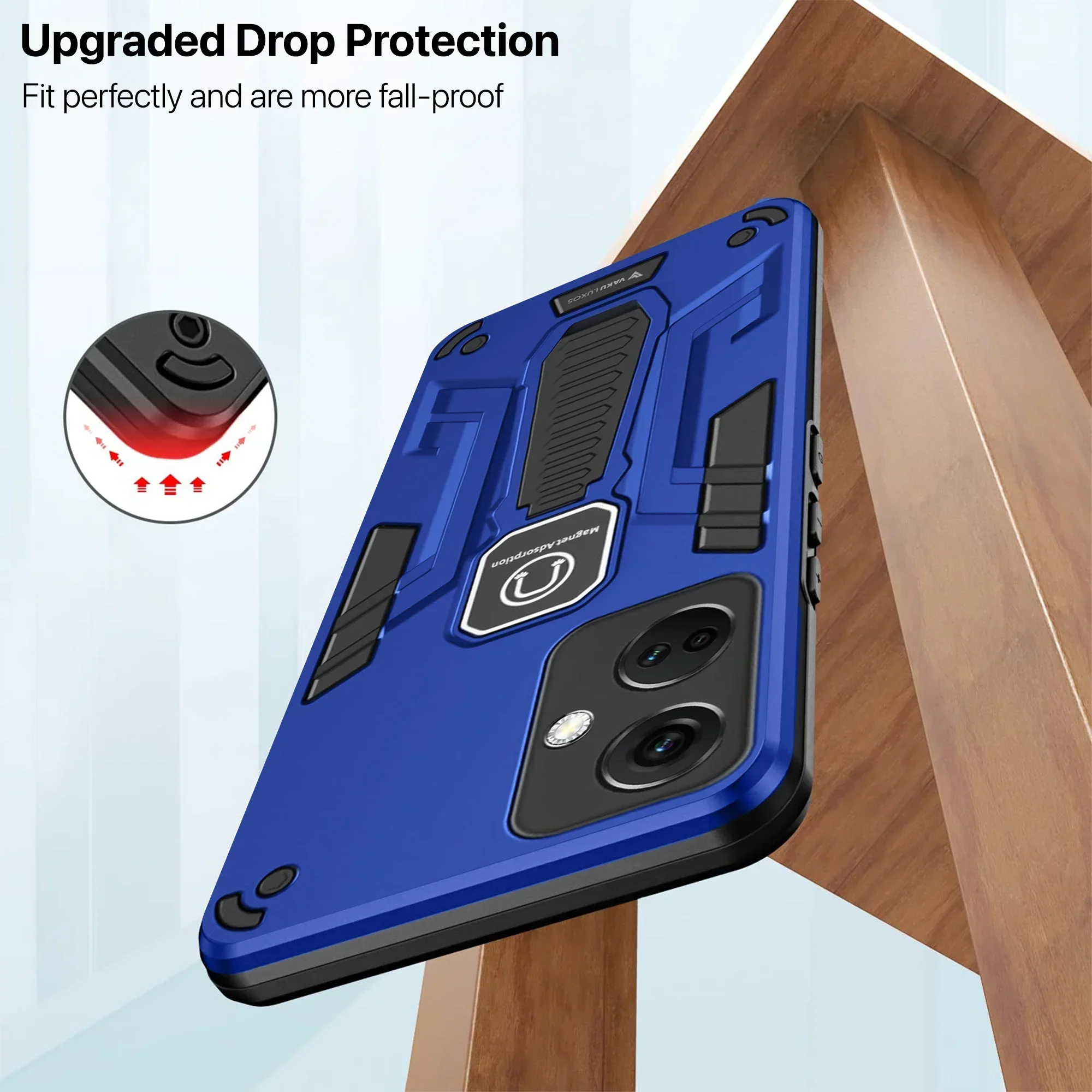 Vaku ® OnePlus Nord CE 3 5G Valor Military Grade Shockproof Back Cover - Image 9