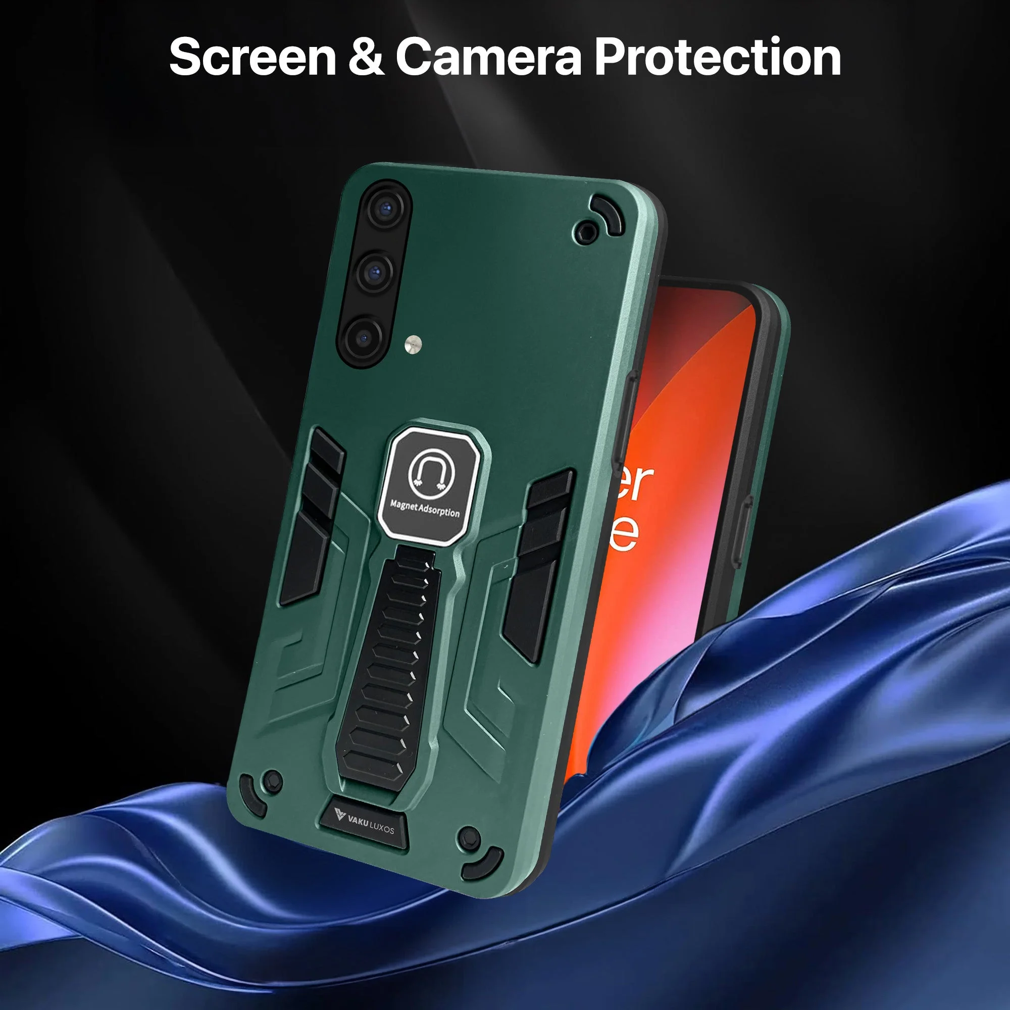 Vaku ® OnePlus Nord CE 5G Valor Military Grade Shockproof Back Cover - Image 10