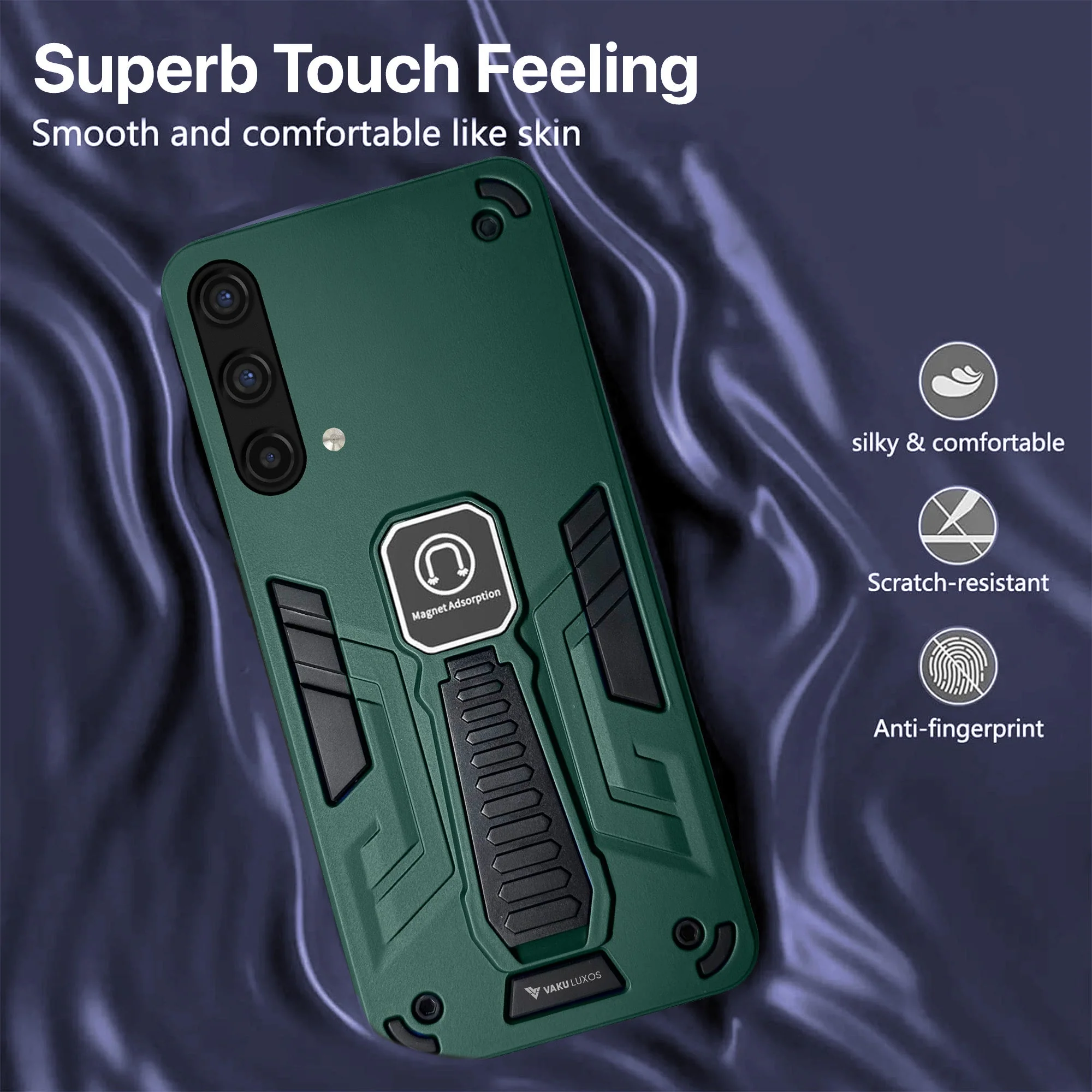 Vaku ® OnePlus Nord CE 5G Valor Military Grade Shockproof Back Cover - Image 11