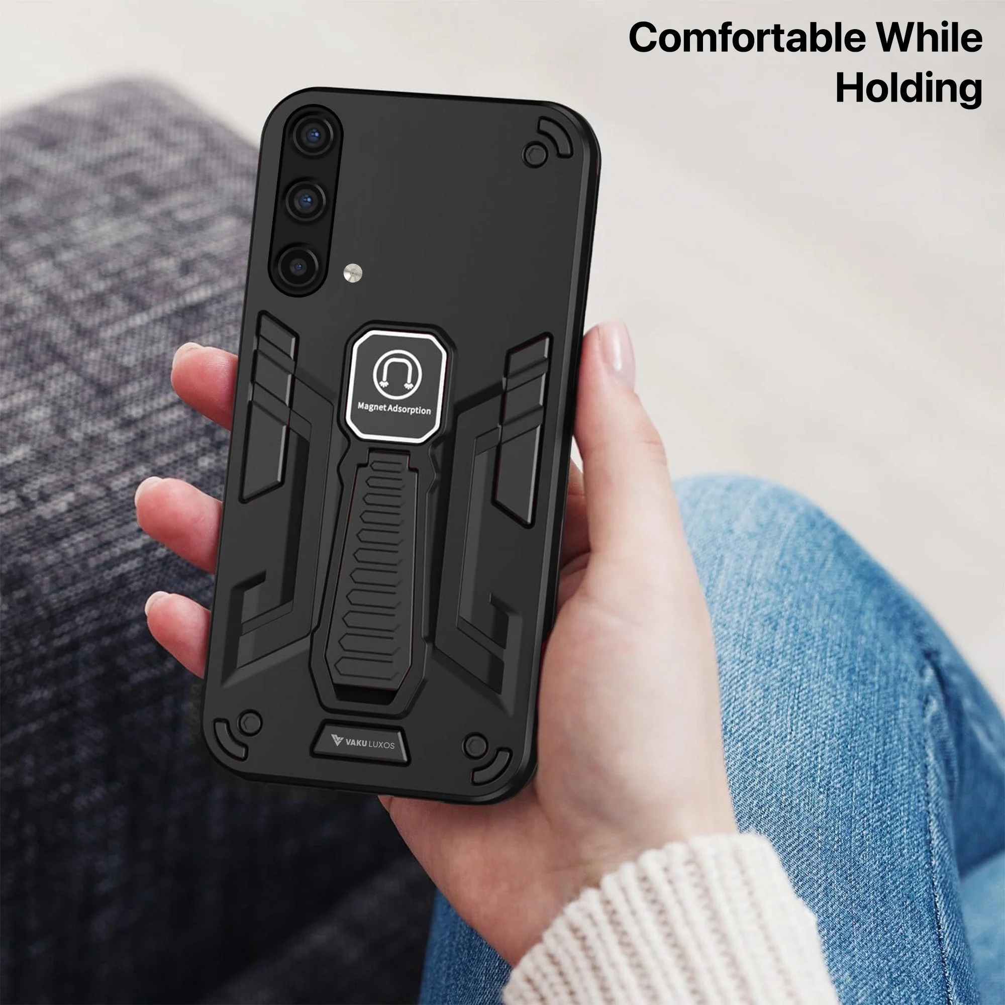 Vaku ® OnePlus Nord CE 5G Valor Military Grade Shockproof Back Cover - Image 9