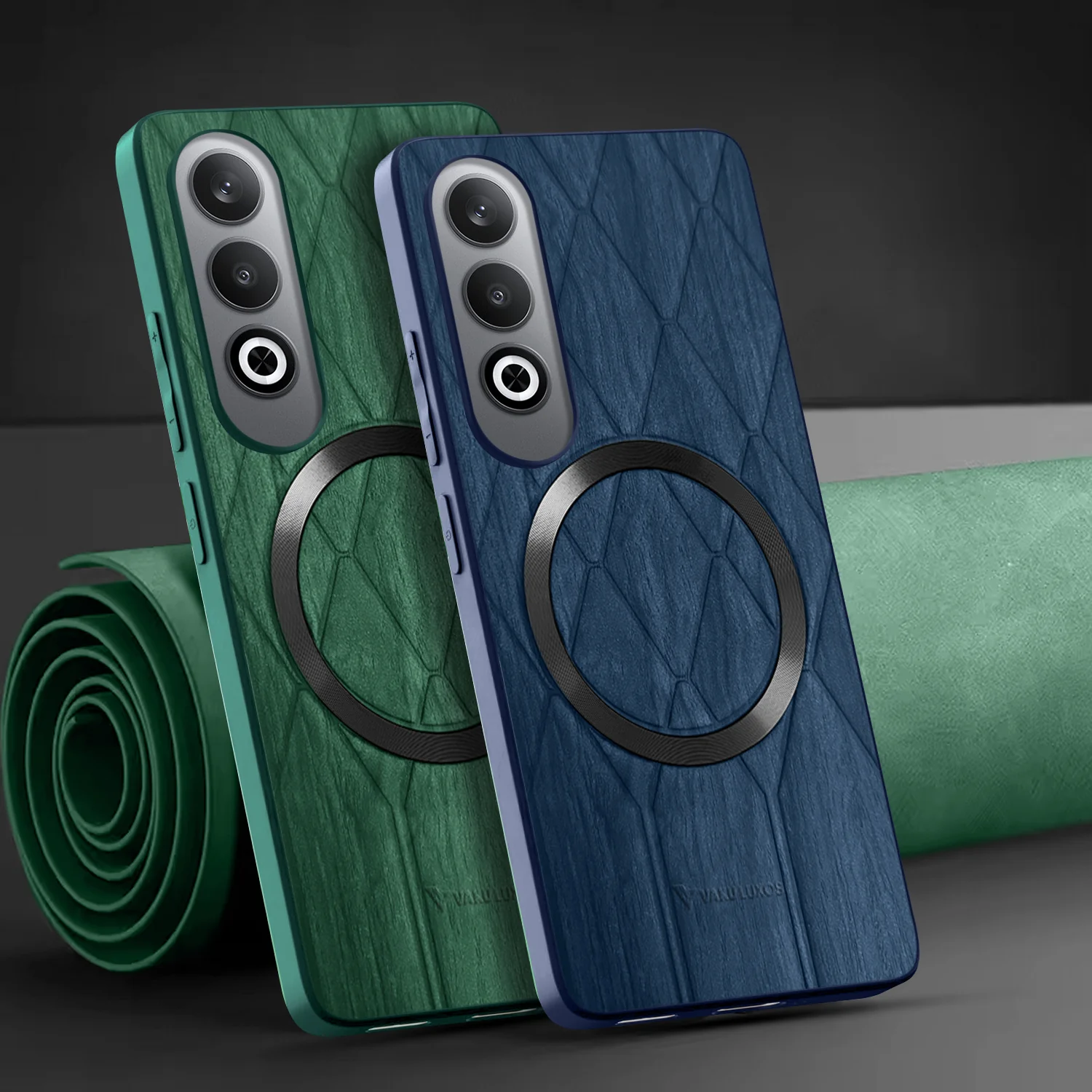 Vaku ® OnePlus Nord CE4 Diamond Plume Pattern Magnetic Magsafe Back Cover - Image 13