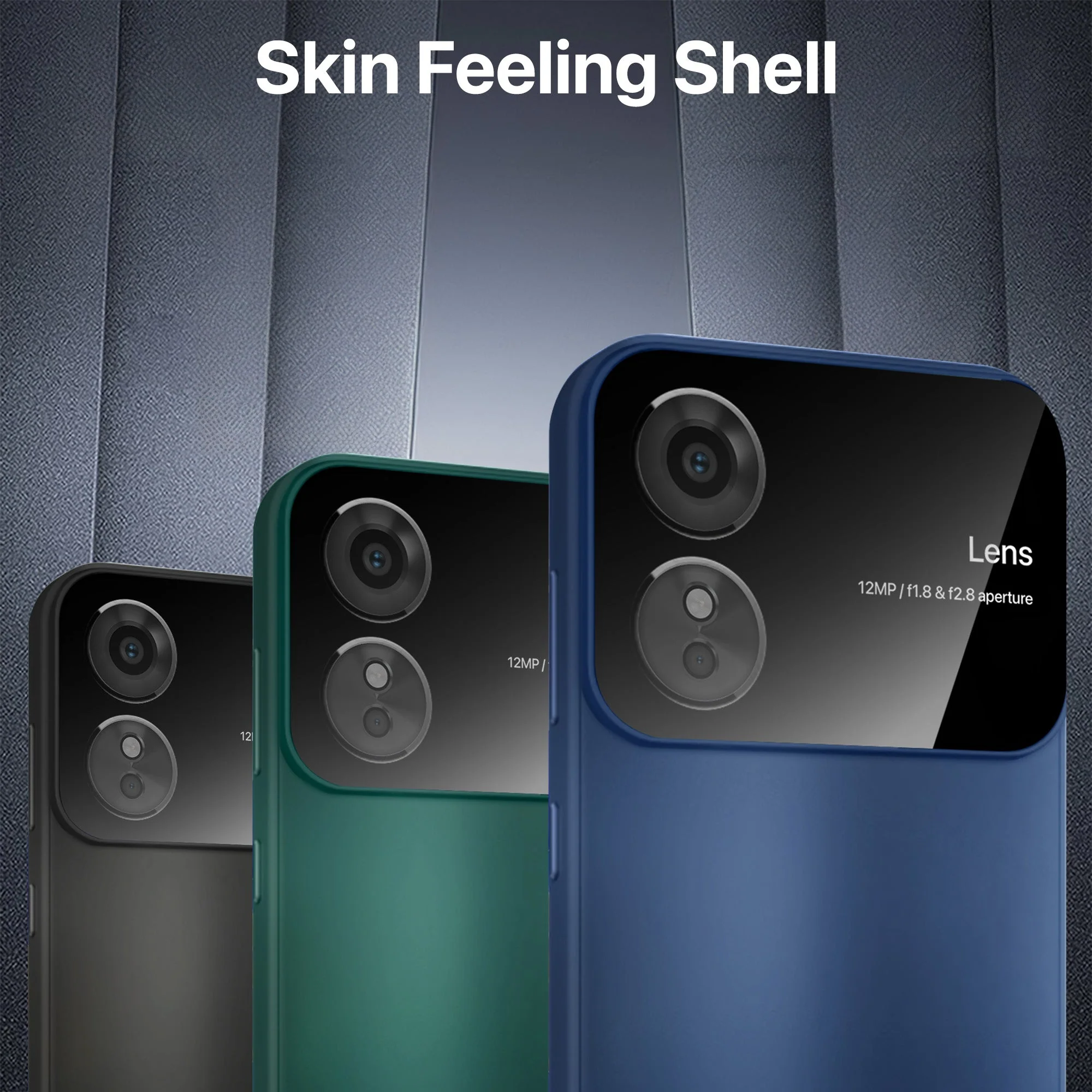 Vaku ® Oppo A17 Glazed Polarized Camera Lens Protector Back Cover - Image 11