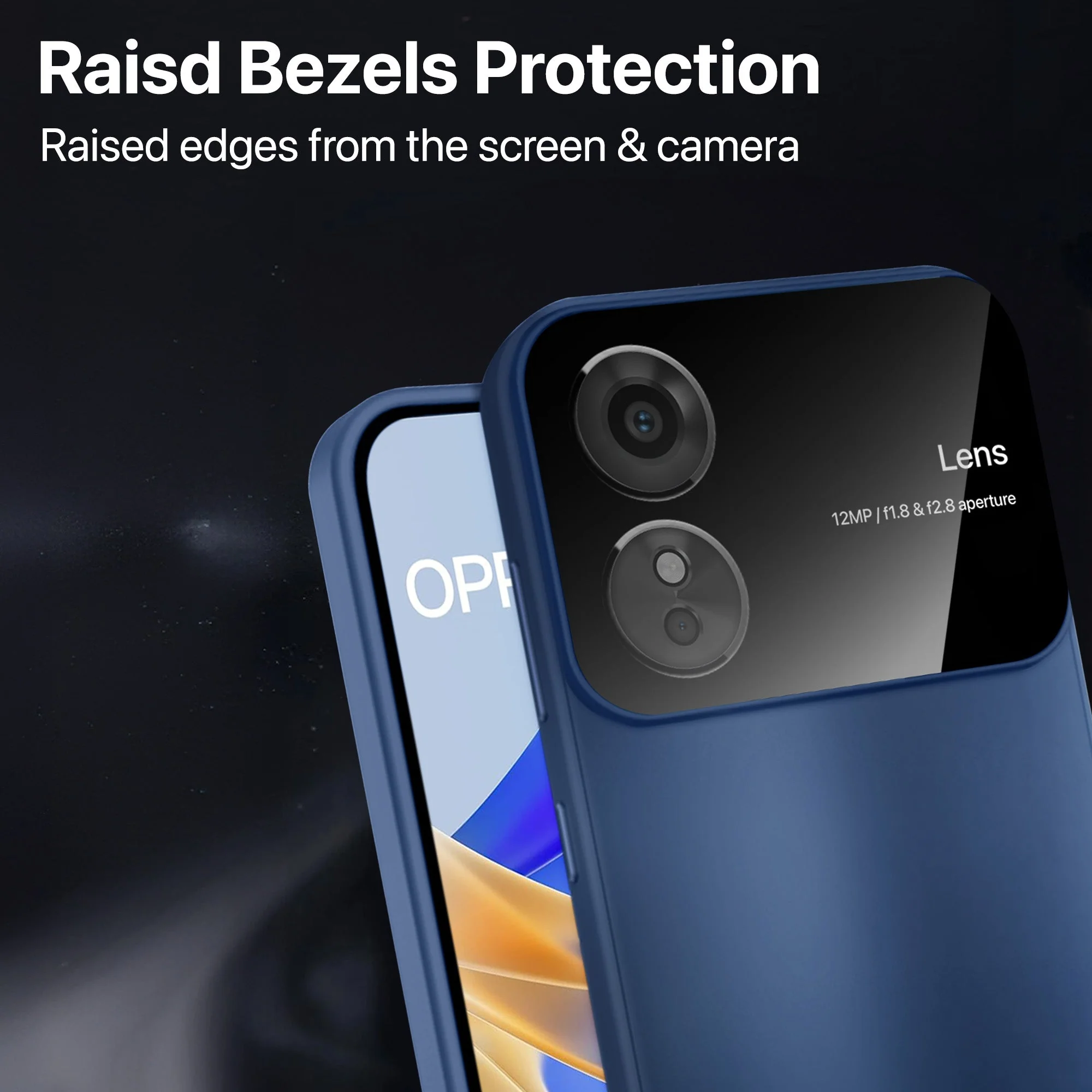 Vaku ® Oppo A17 Glazed Polarized Camera Lens Protector Back Cover - Image 12