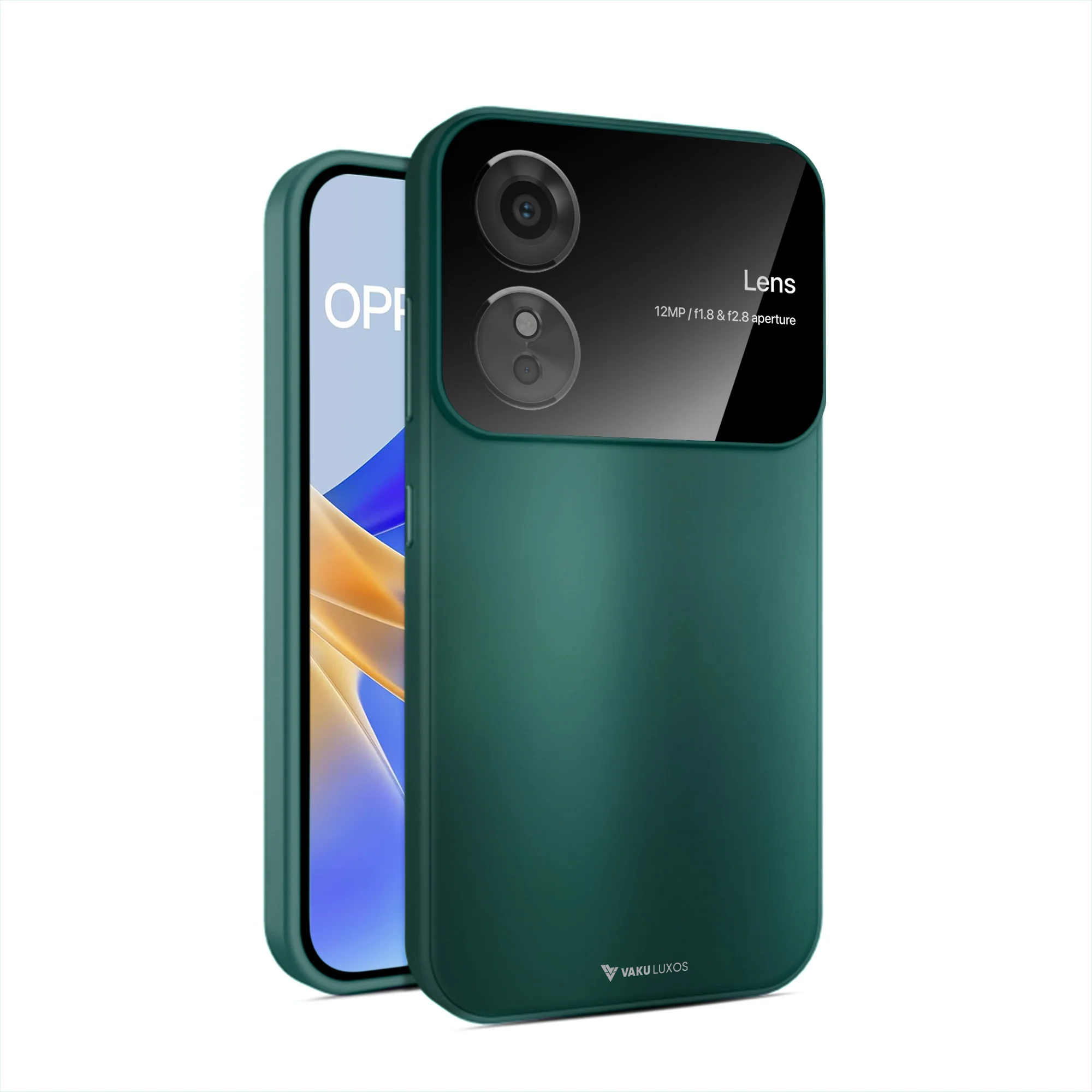 Vaku ® Oppo A17 Glazed Polarized Camera Lens Protector Back Cover - Image 13