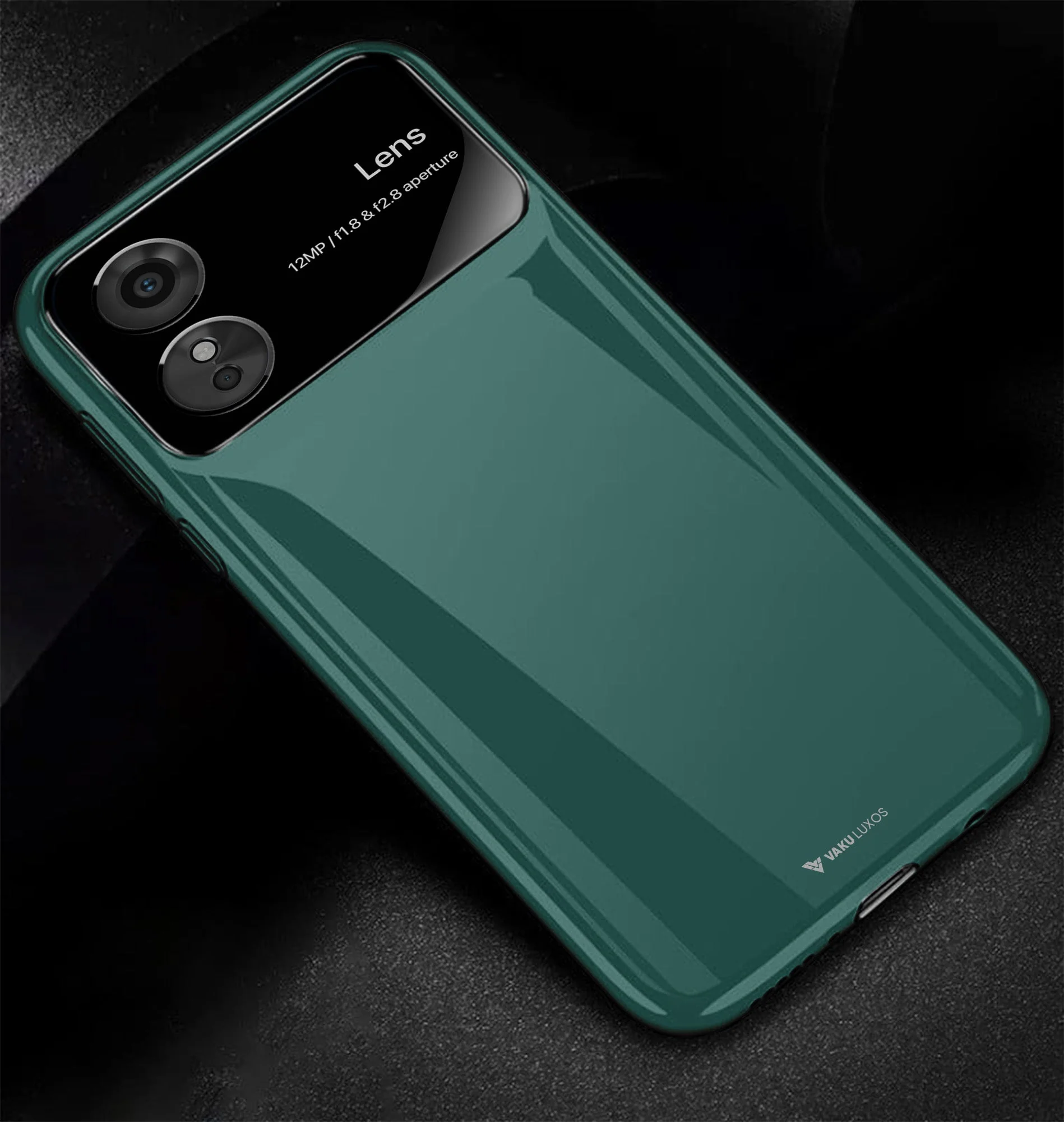Vaku ® Oppo A17 Glazed Polarized Camera Lens Protector Back Cover - Image 3