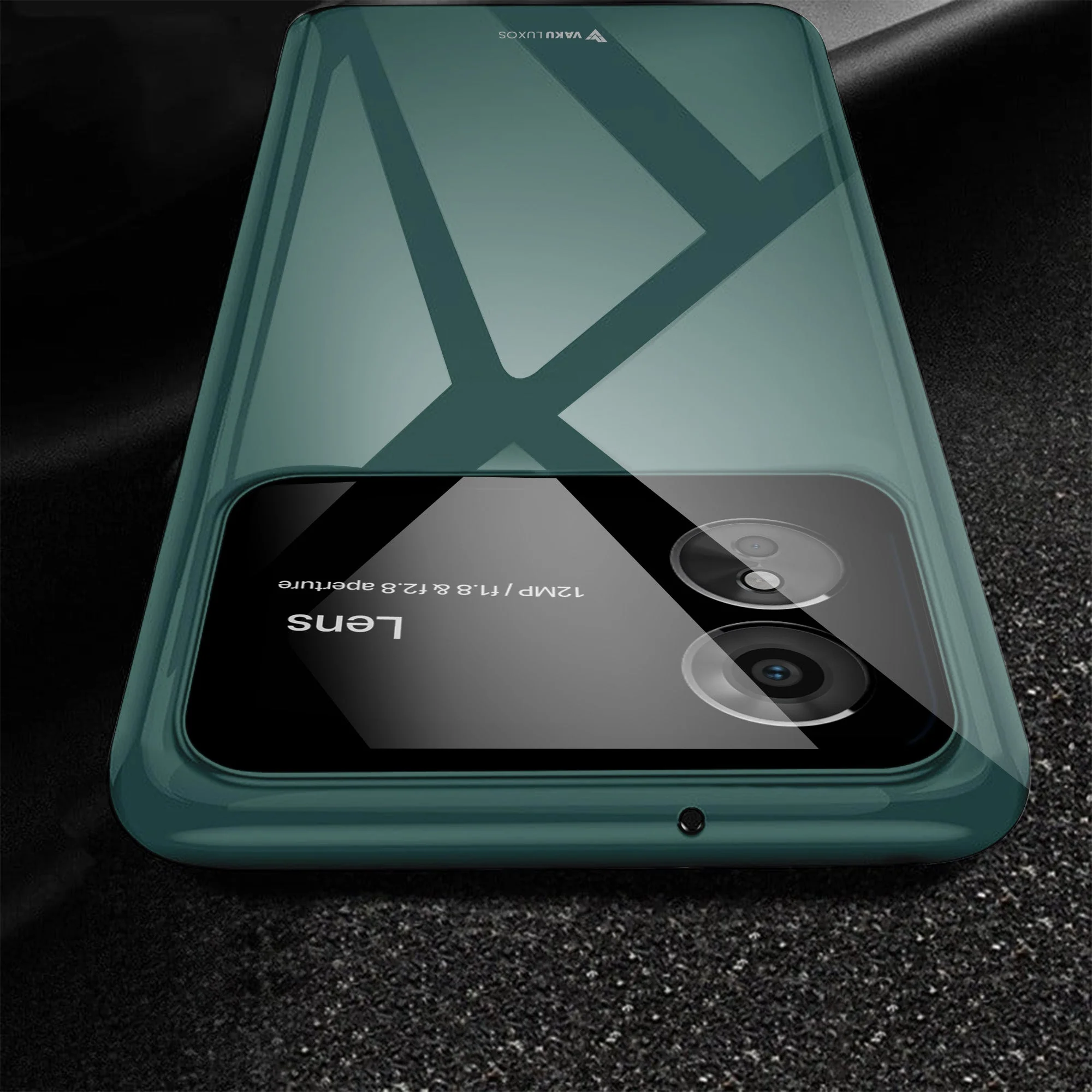 Vaku ® Oppo A17 Glazed Polarized Camera Lens Protector Back Cover - Image 4