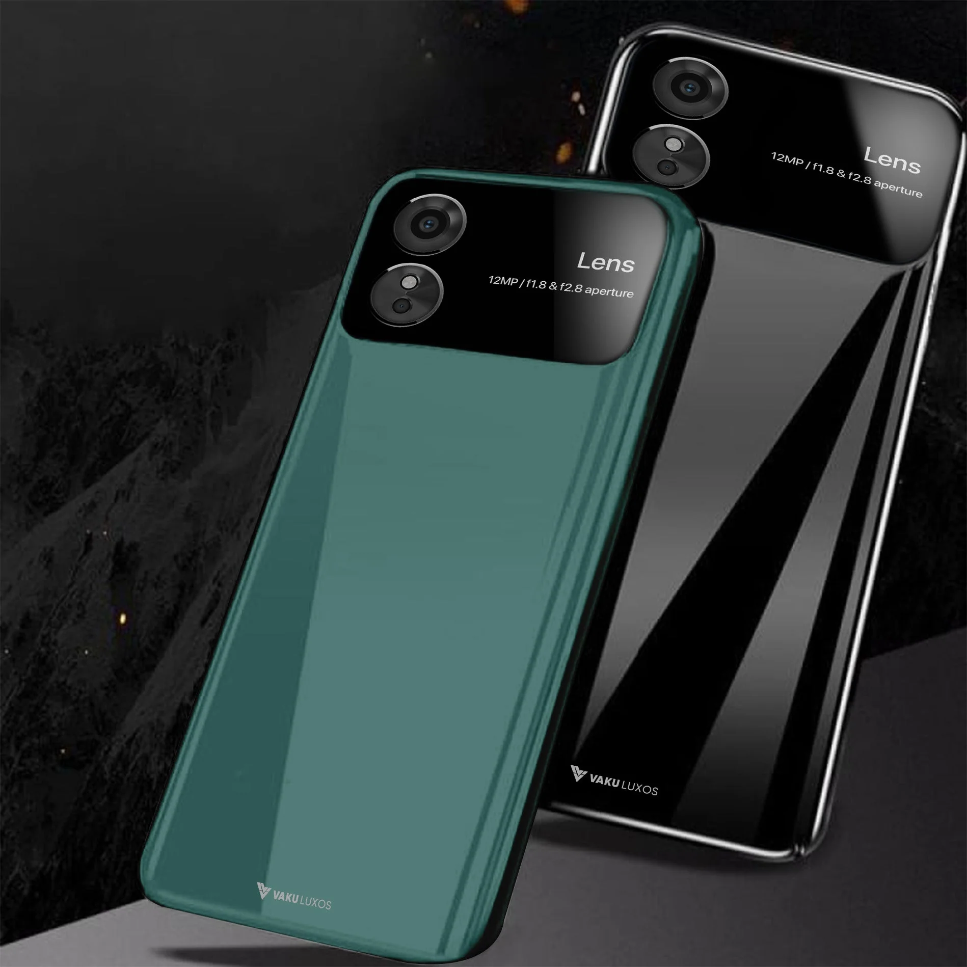 Vaku ® Oppo A17 Glazed Polarized Camera Lens Protector Back Cover - Image 6