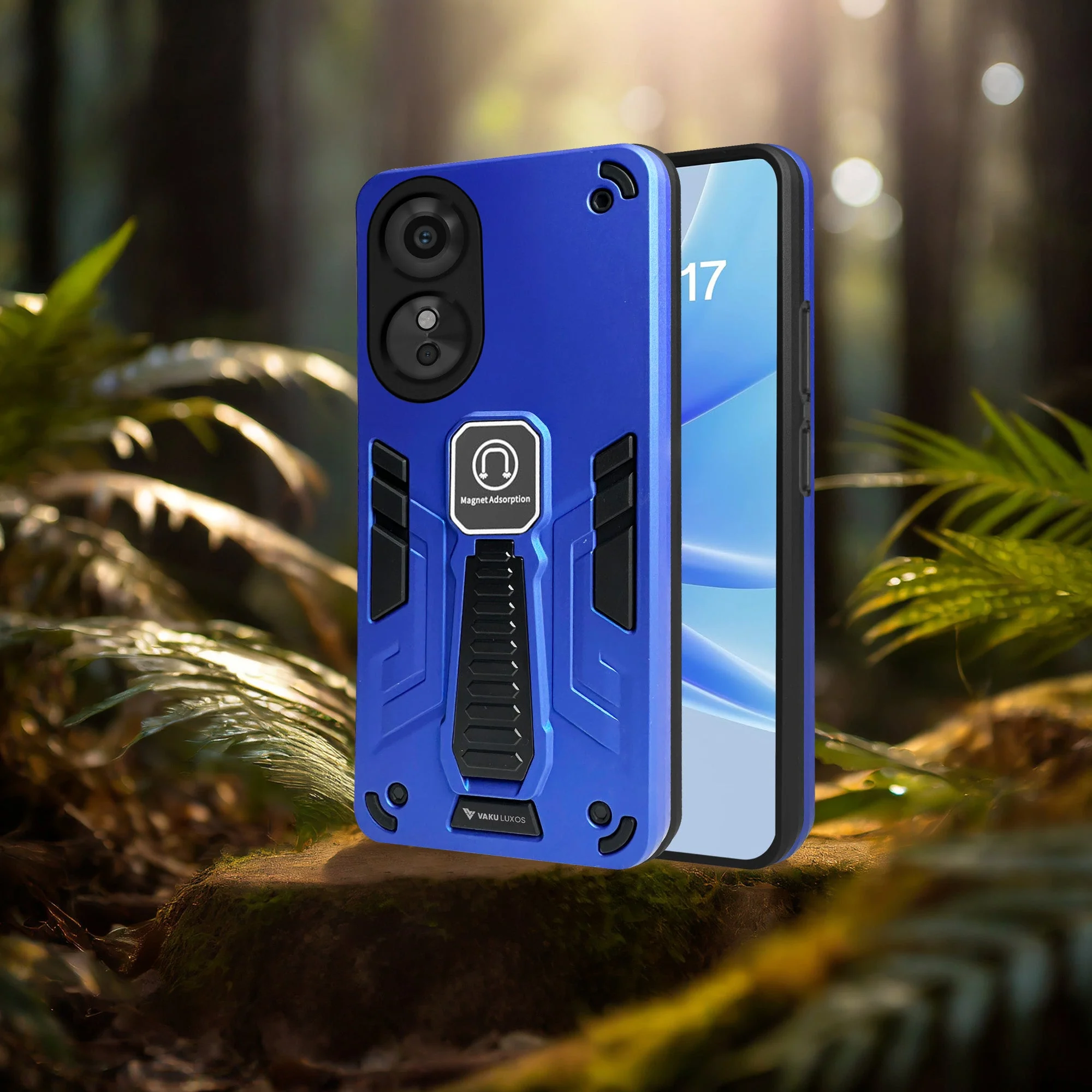 Vaku ® Oppo A17 Valor Military Grade Shockproof Back Cover - Image 3