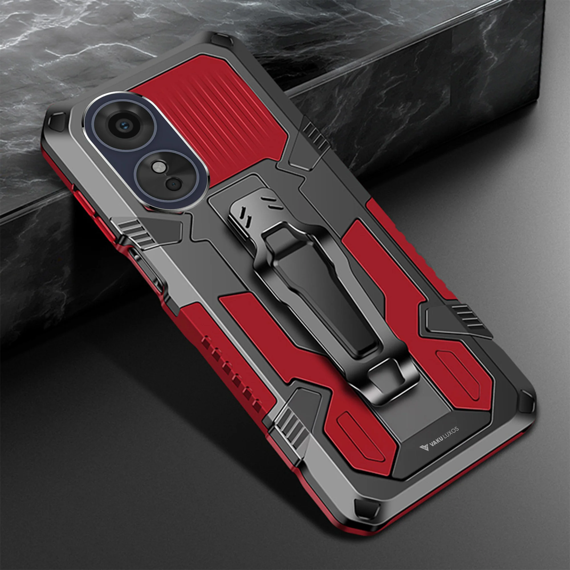 Vaku ® Oppo A17 Vanguard Military Grade Back Cover - Image 11
