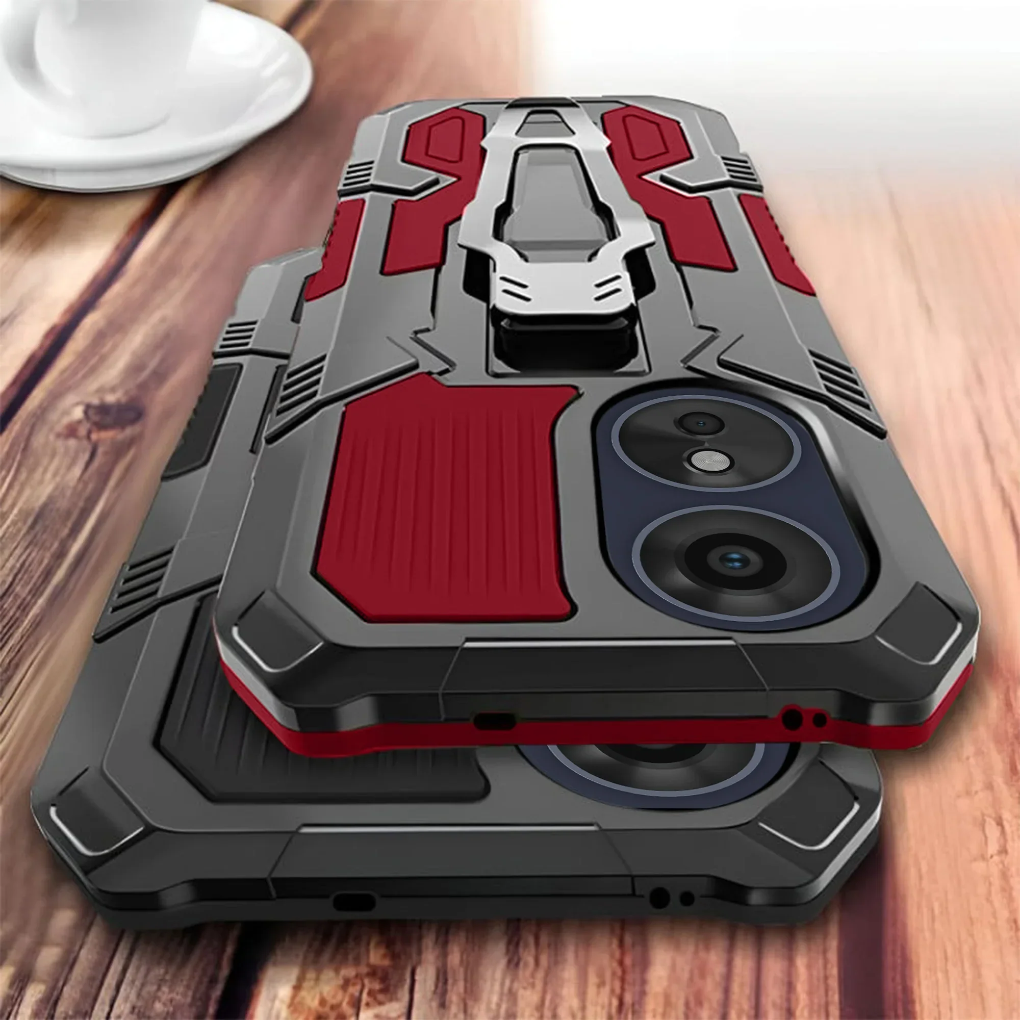 Vaku ® Oppo A17 Vanguard Military Grade Back Cover - Image 2