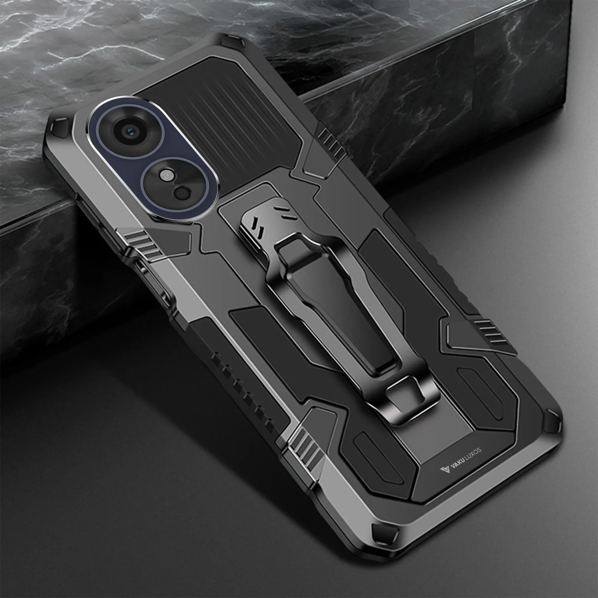 Vaku ® Oppo A17 Vanguard Military Grade Back Cover - Image 3