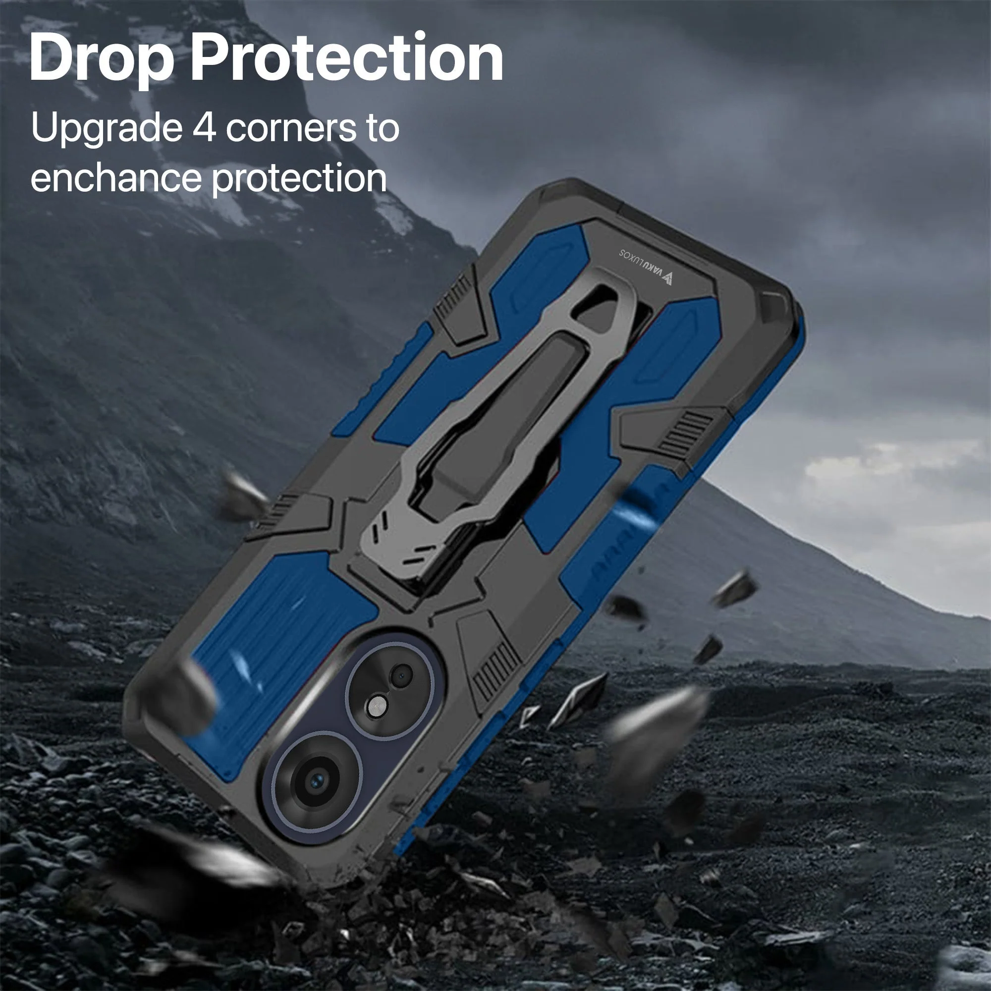 Vaku ® Oppo A17 Vanguard Military Grade Back Cover - Image 5