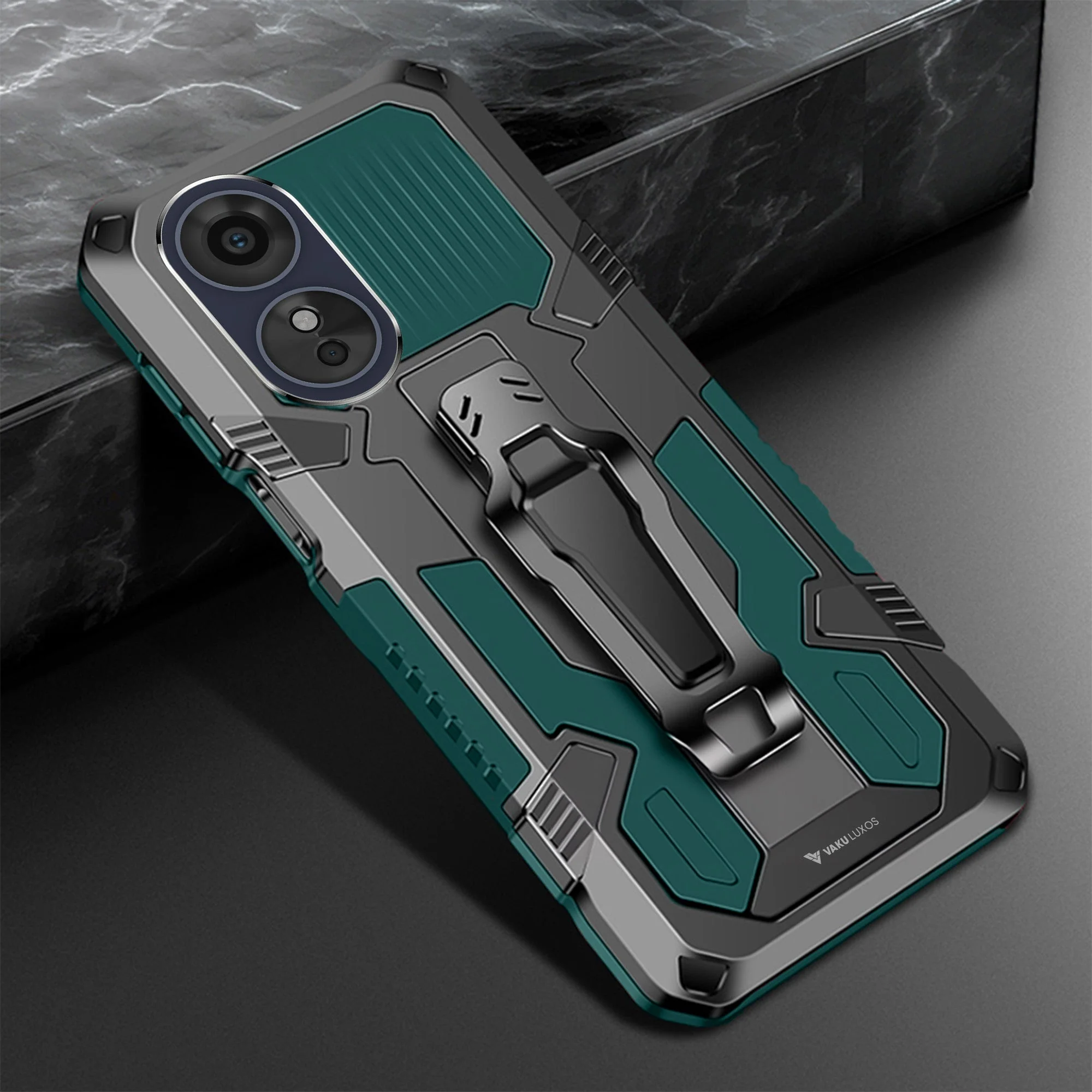 Vaku ® Oppo A17 Vanguard Military Grade Back Cover - Image 6