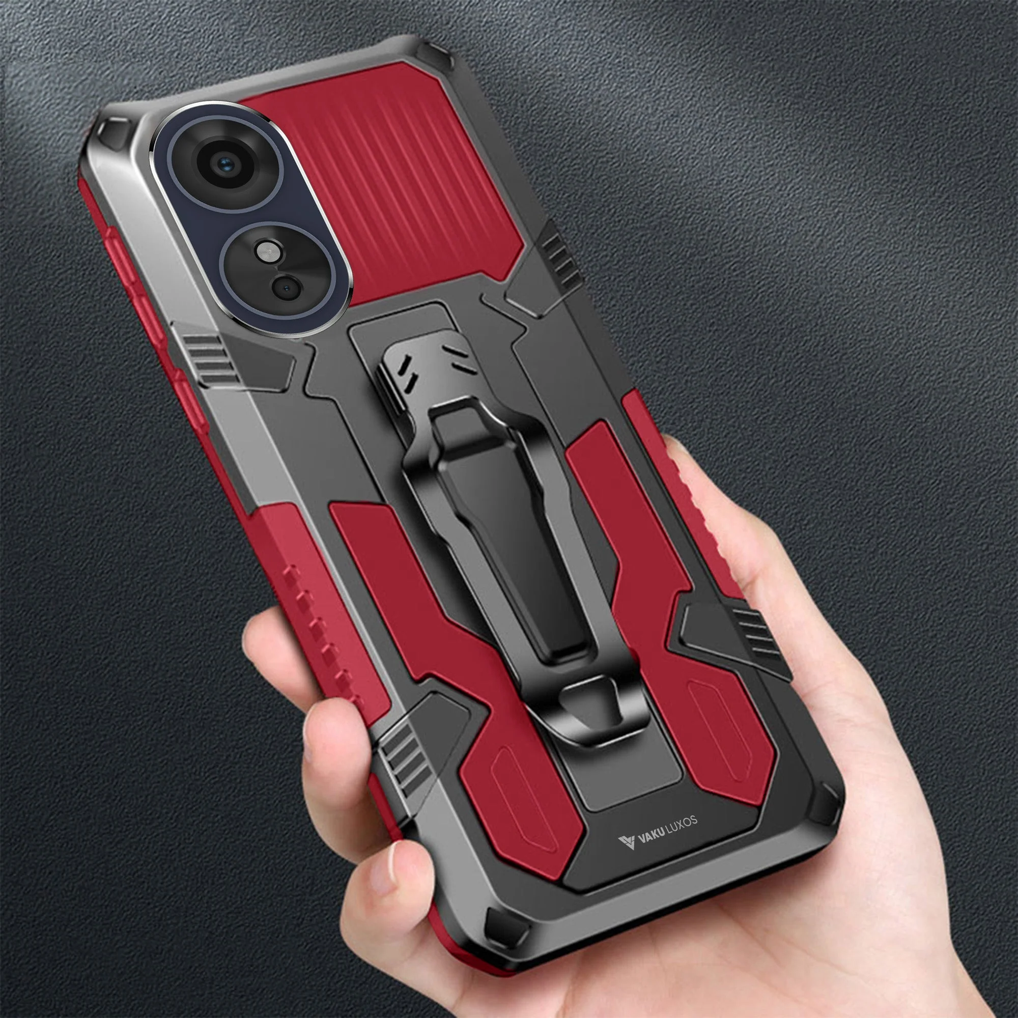 Vaku ® Oppo A17 Vanguard Military Grade Back Cover - Image 7