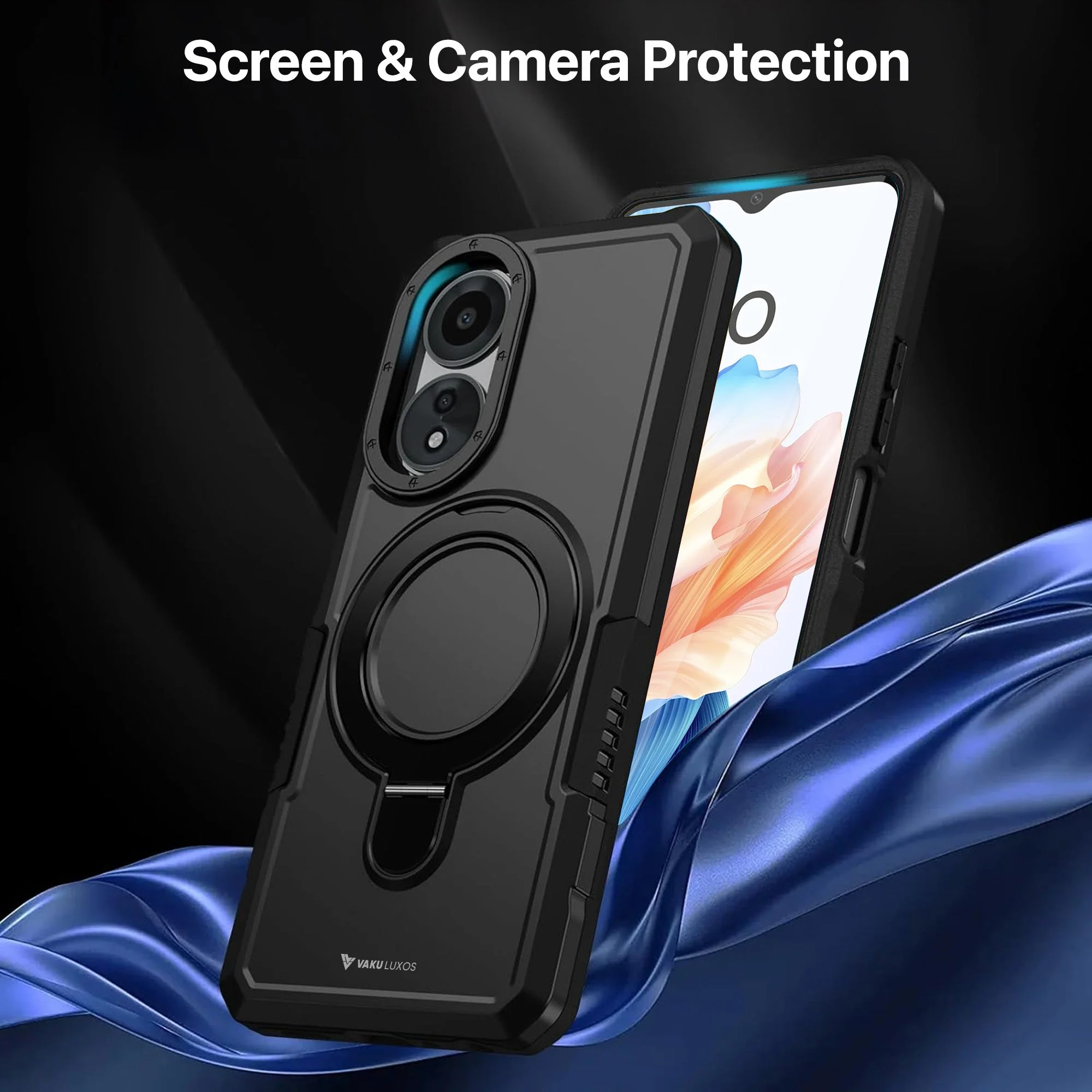Vaku ® Oppo A38 Astor Military Grade Armor Protective Back cover - Image 12