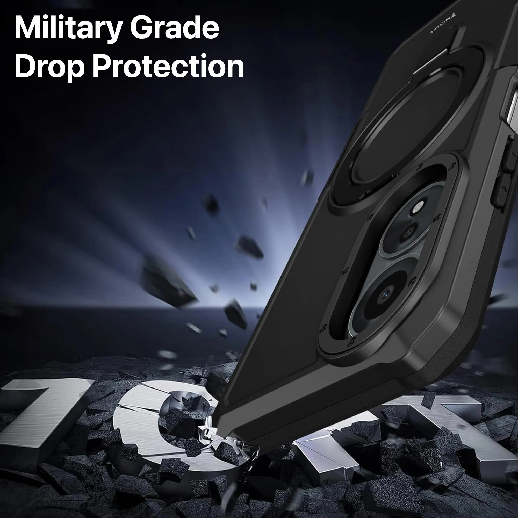 Vaku ® Oppo A38 Astor Military Grade Armor Protective Back cover - Image 13
