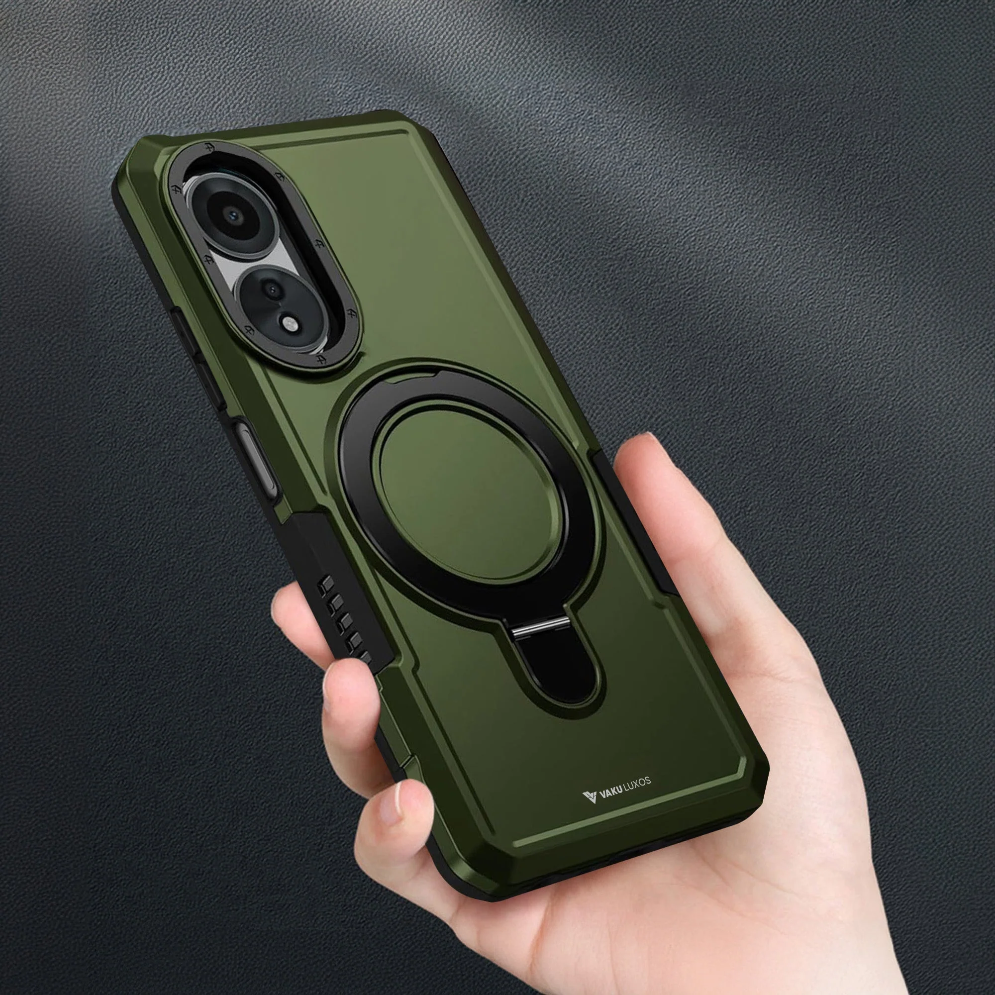 Vaku ® Oppo A38 Astor Military Grade Armor Protective Back cover - Image 4