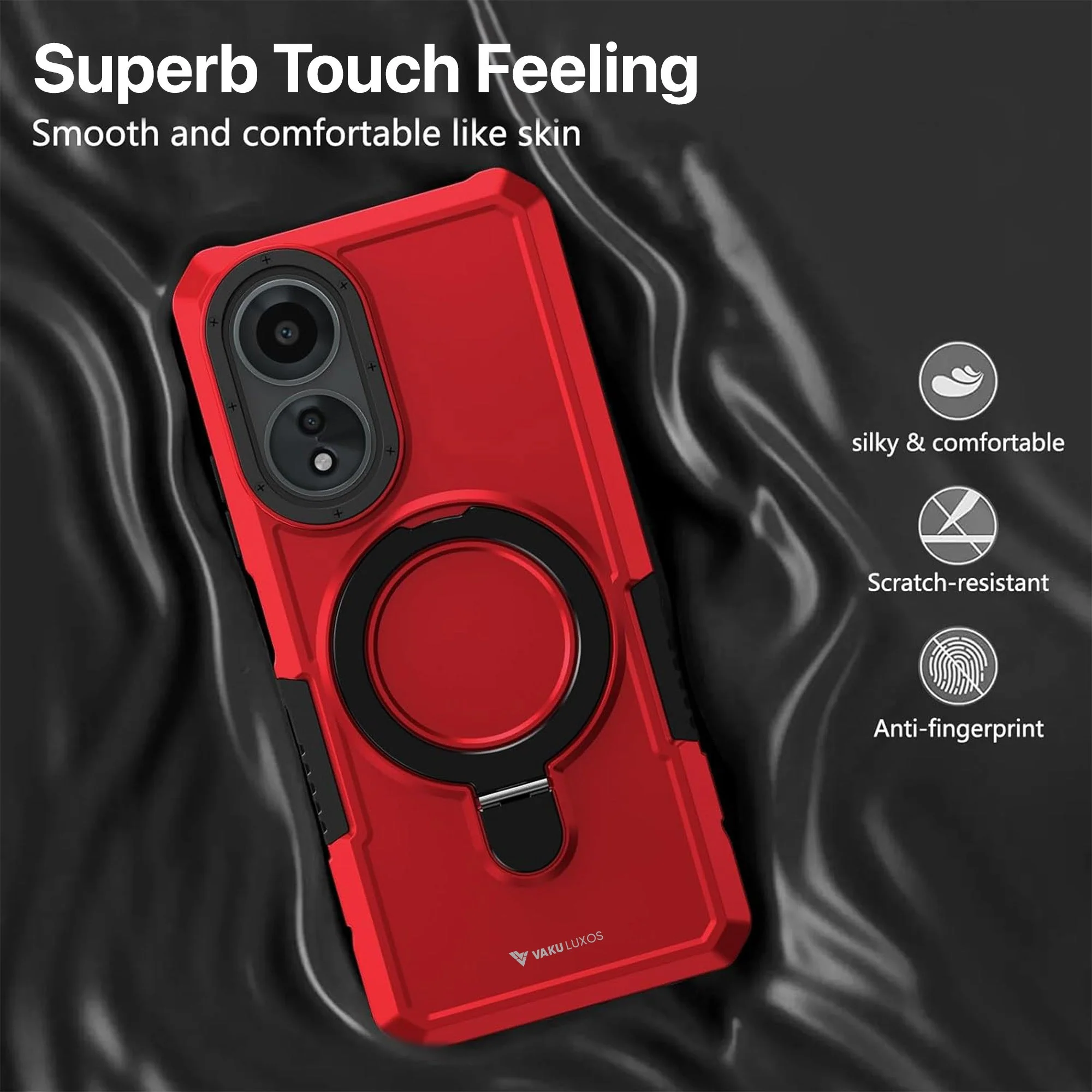 Vaku ® Oppo A38 Astor Military Grade Armor Protective Back cover - Image 7