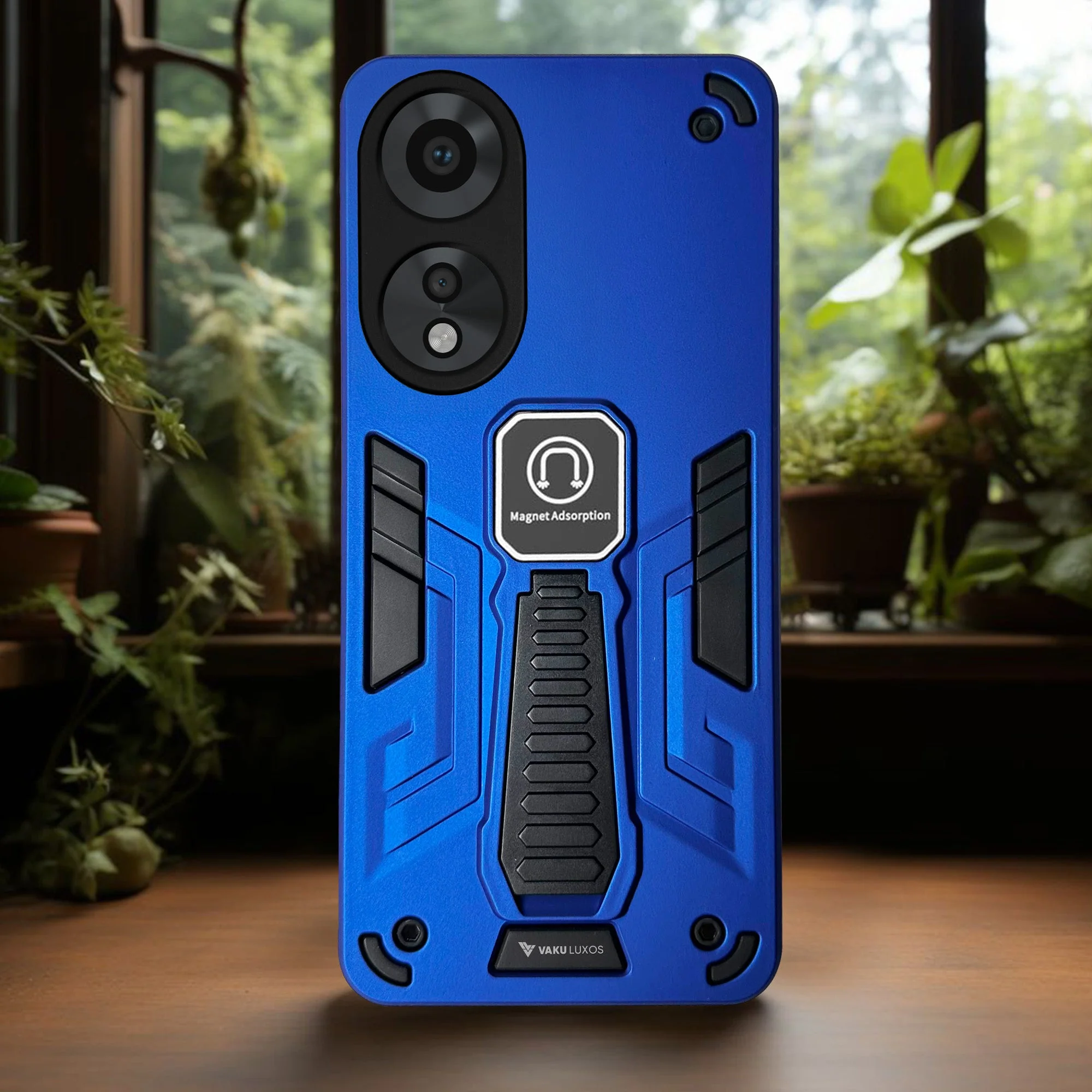 Vaku ® Oppo A38 Valor Military Grade Shockproof Back Cover - Image 2