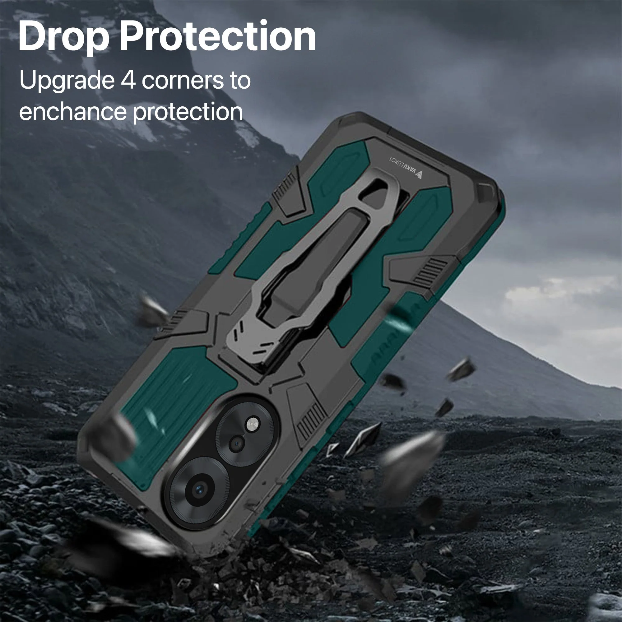 Vaku ® Oppo A38 Vanguard Military Grade Back Cover - Image 10