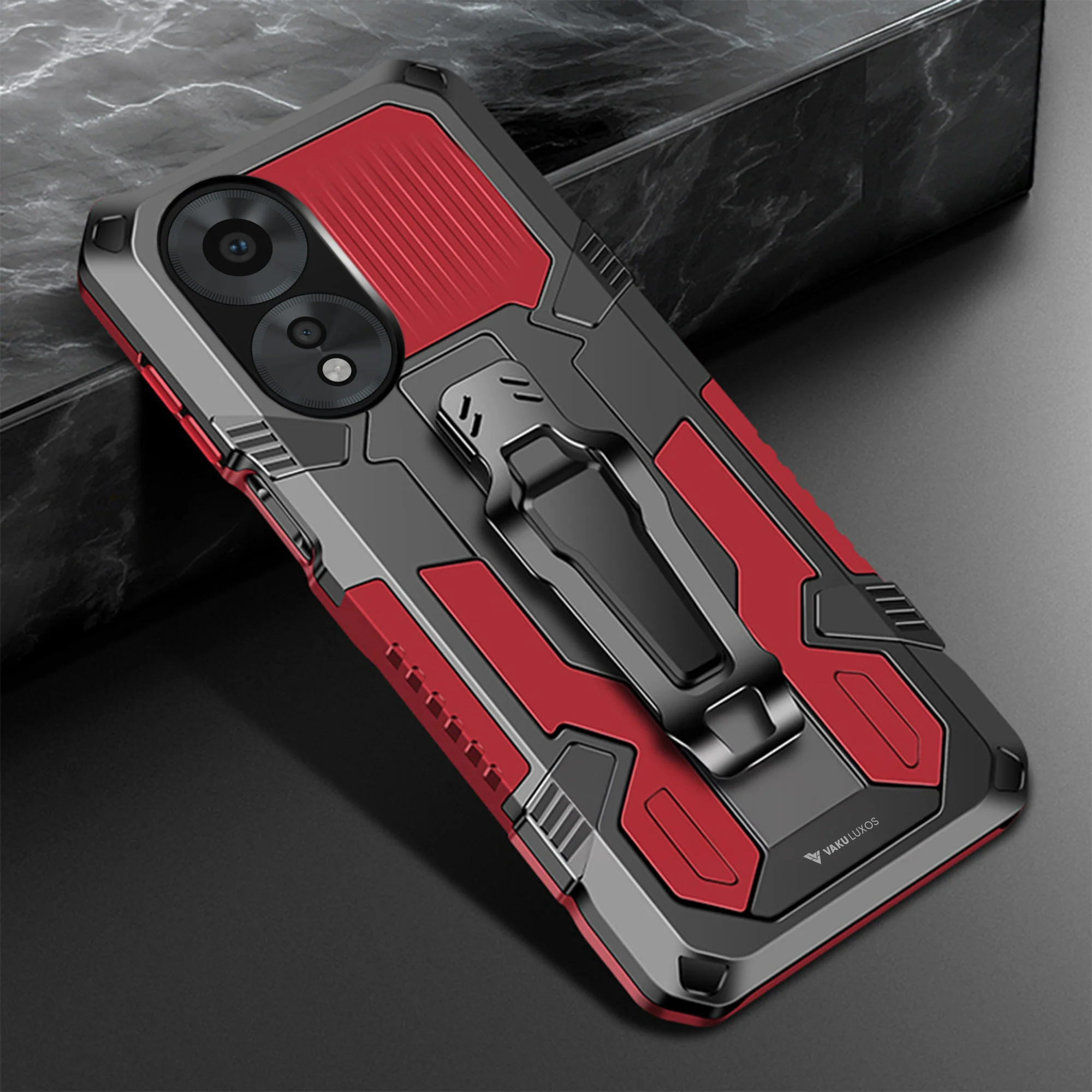 Vaku ® Oppo A38 Vanguard Military Grade Back Cover - Image 12