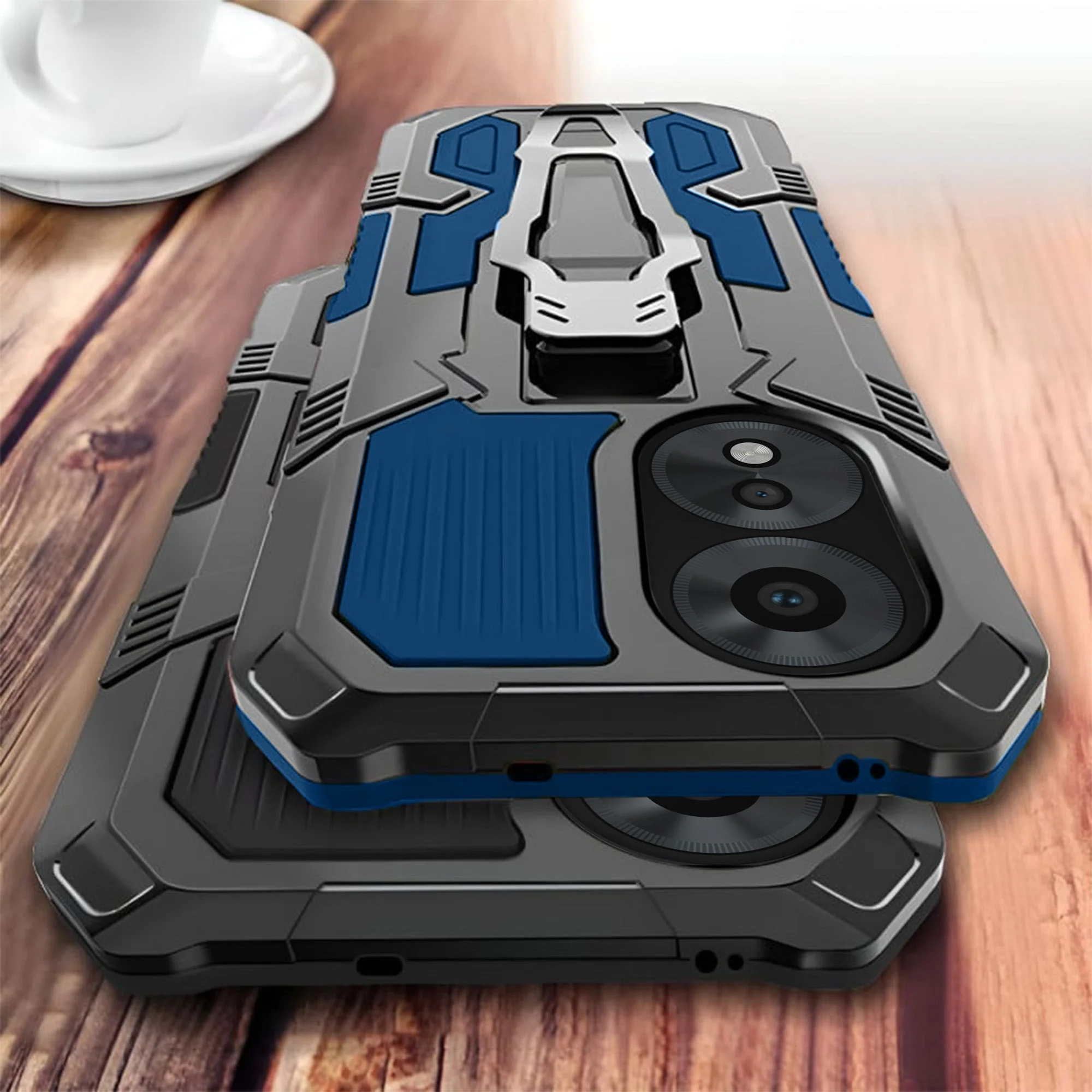 Vaku ® Oppo A38 Vanguard Military Grade Back Cover - Image 4