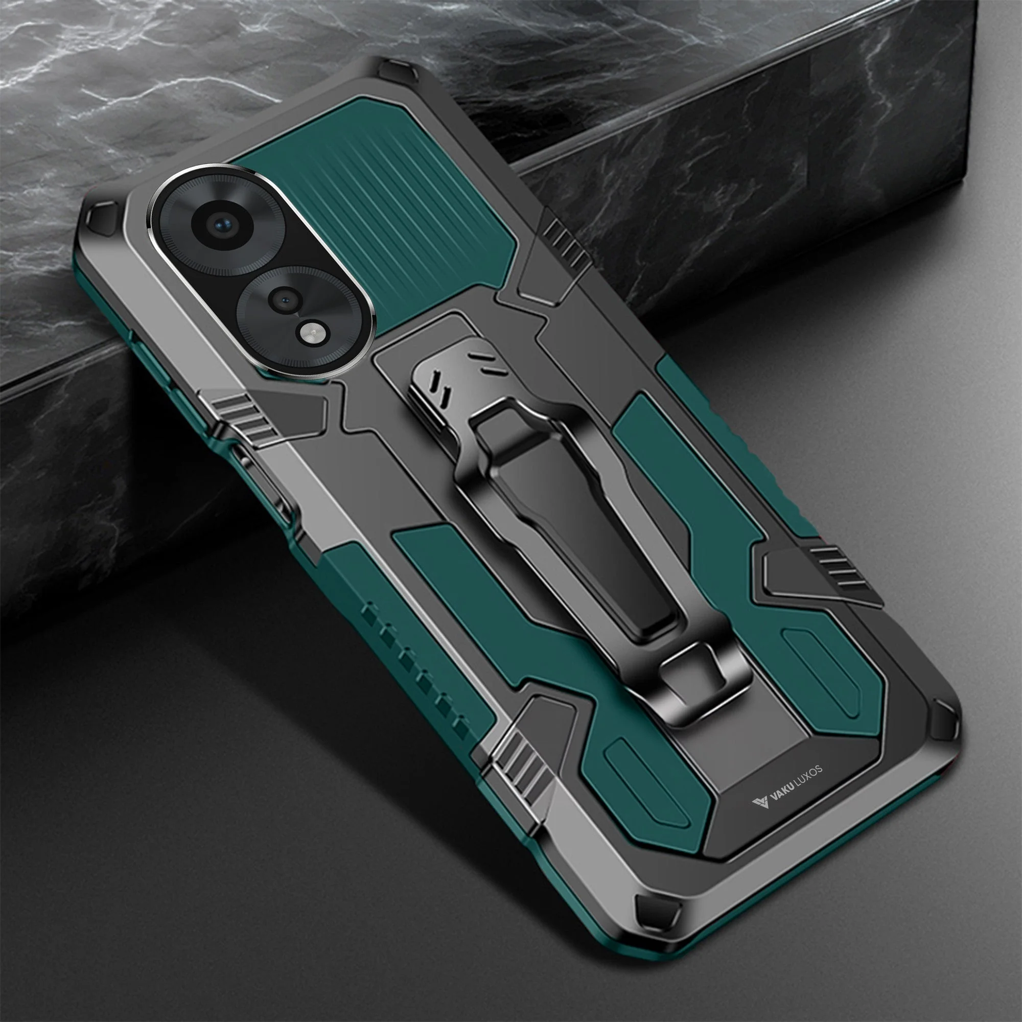 Vaku ® Oppo A38 Vanguard Military Grade Back Cover - Image 5