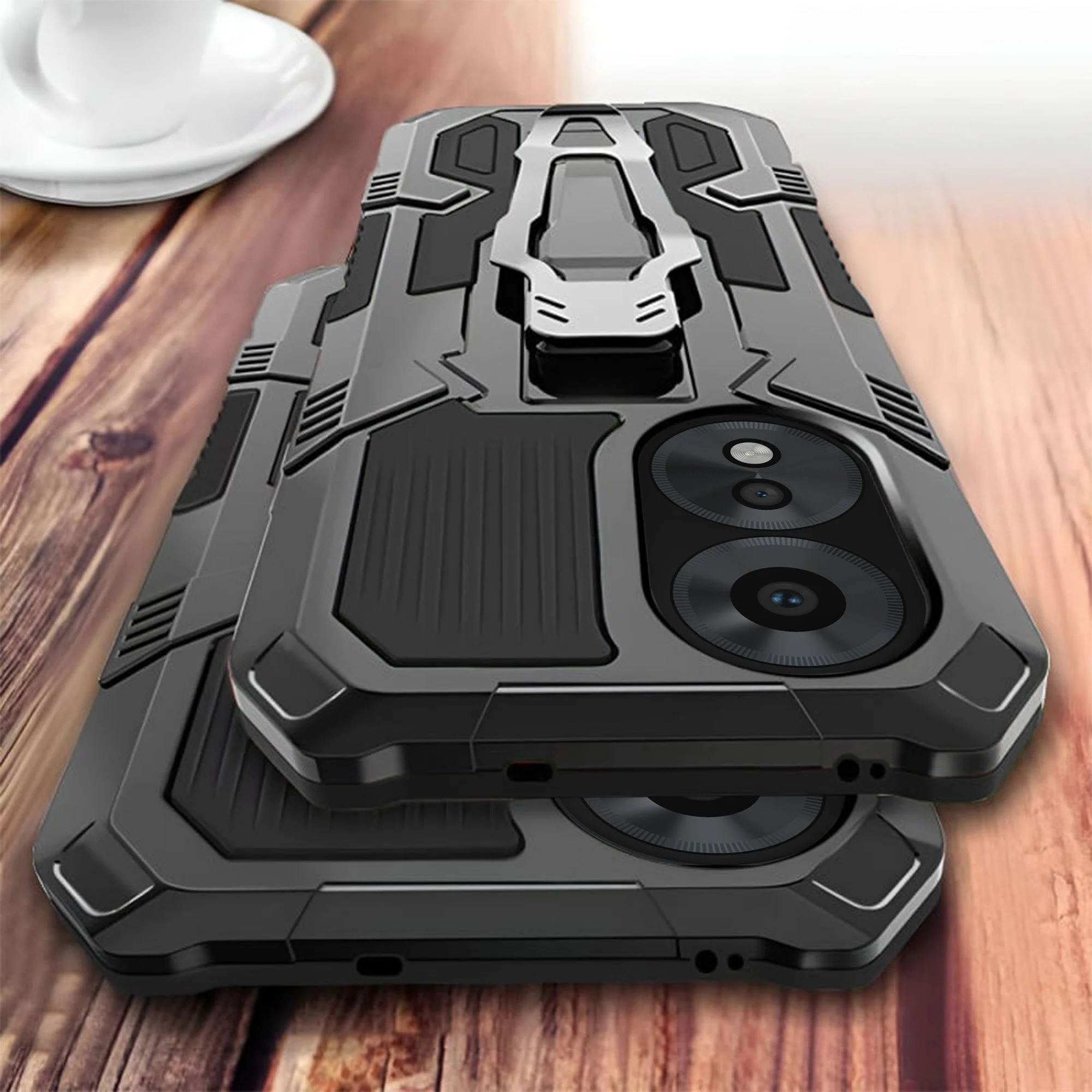 Vaku ® Oppo A38 Vanguard Military Grade Back Cover - Image 7