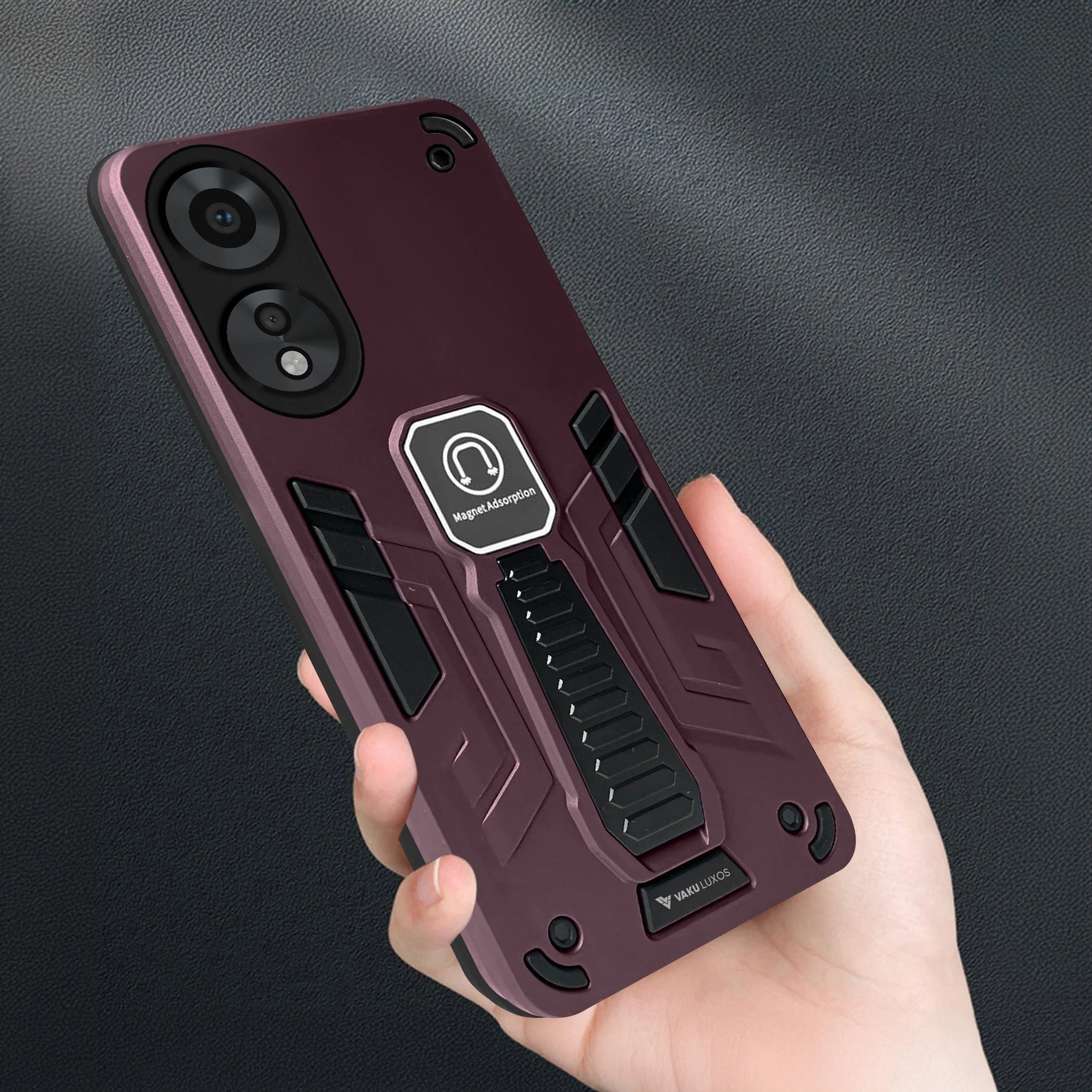 Vaku ® Oppo A58 4G Valor Military Grade Shockproof Back Cover - Image 11