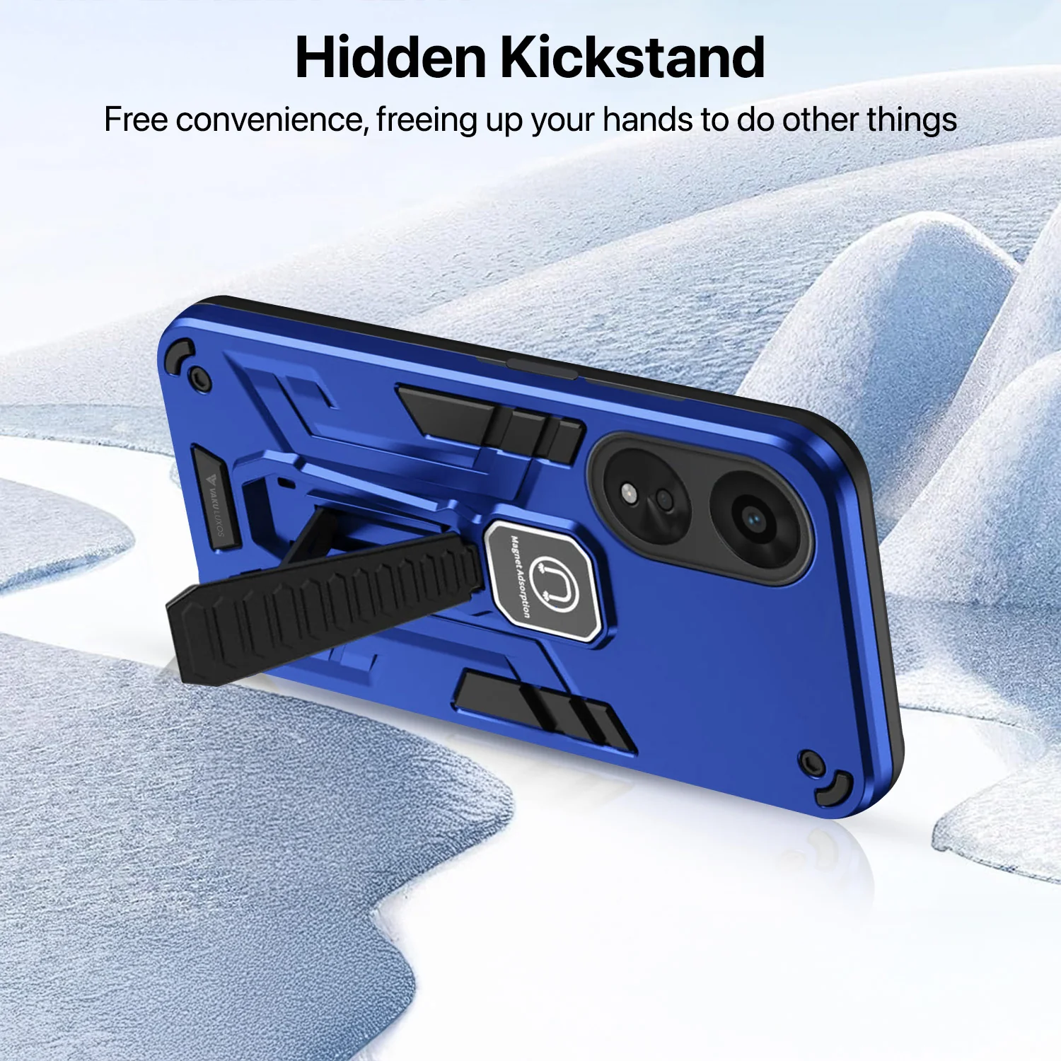 Vaku ® Oppo A58 4G Valor Military Grade Shockproof Back Cover - Image 14
