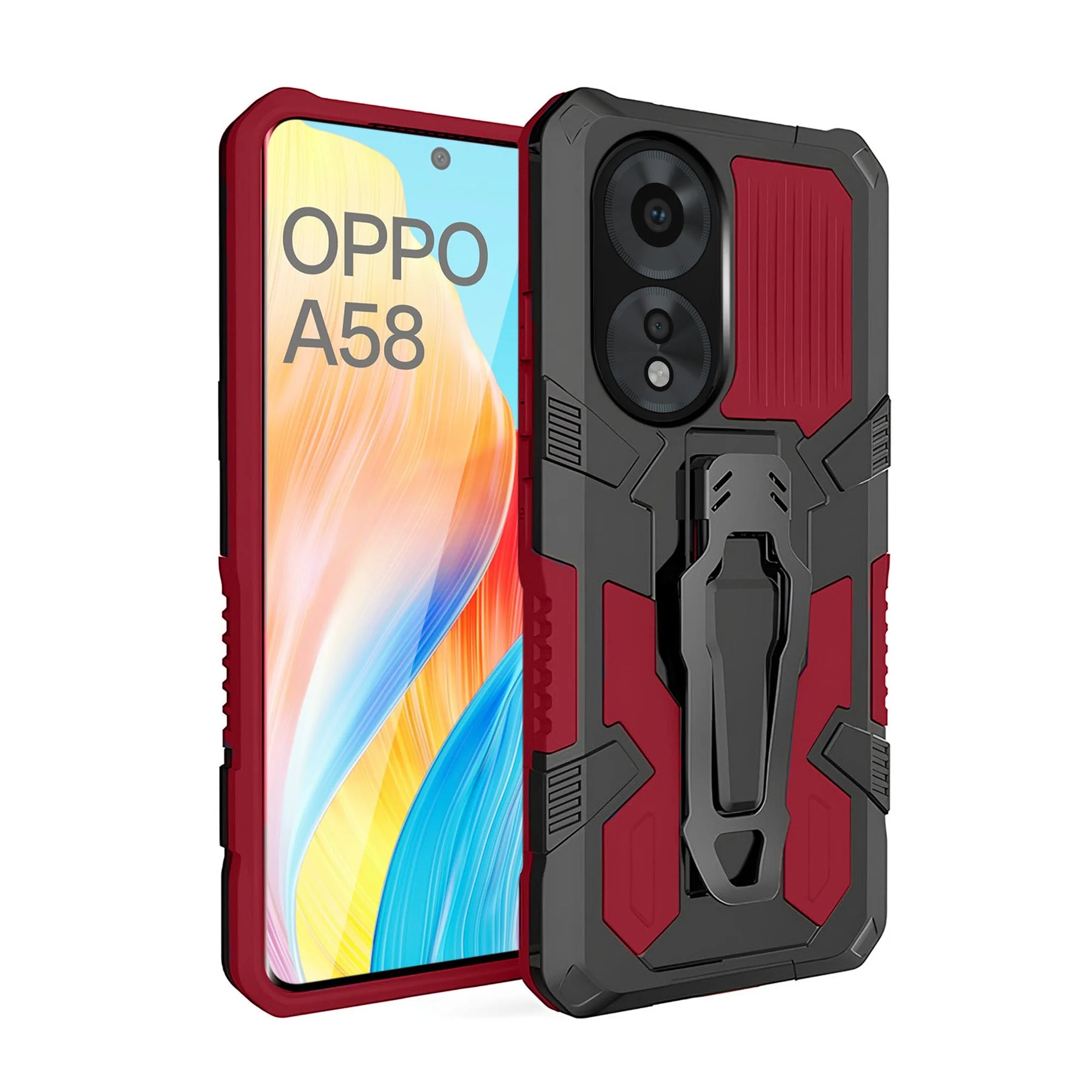 Vaku ® Oppo A58 4G Vanguard Military Grade Back Cover - Image 11