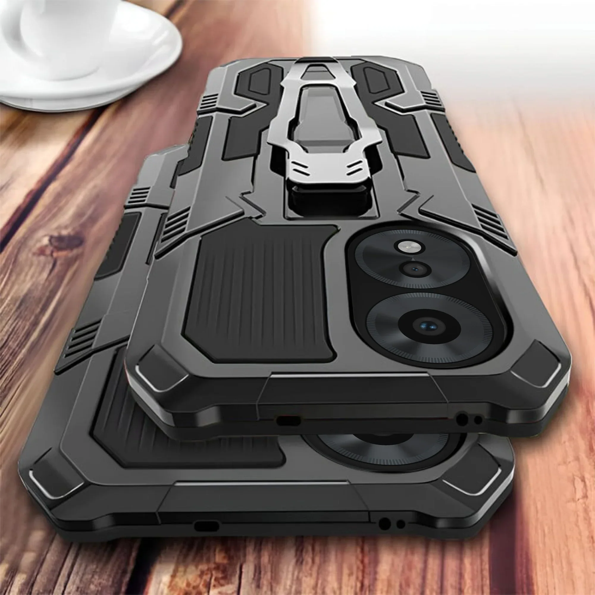 Vaku ® Oppo A58 4G Vanguard Military Grade Back Cover - Image 4