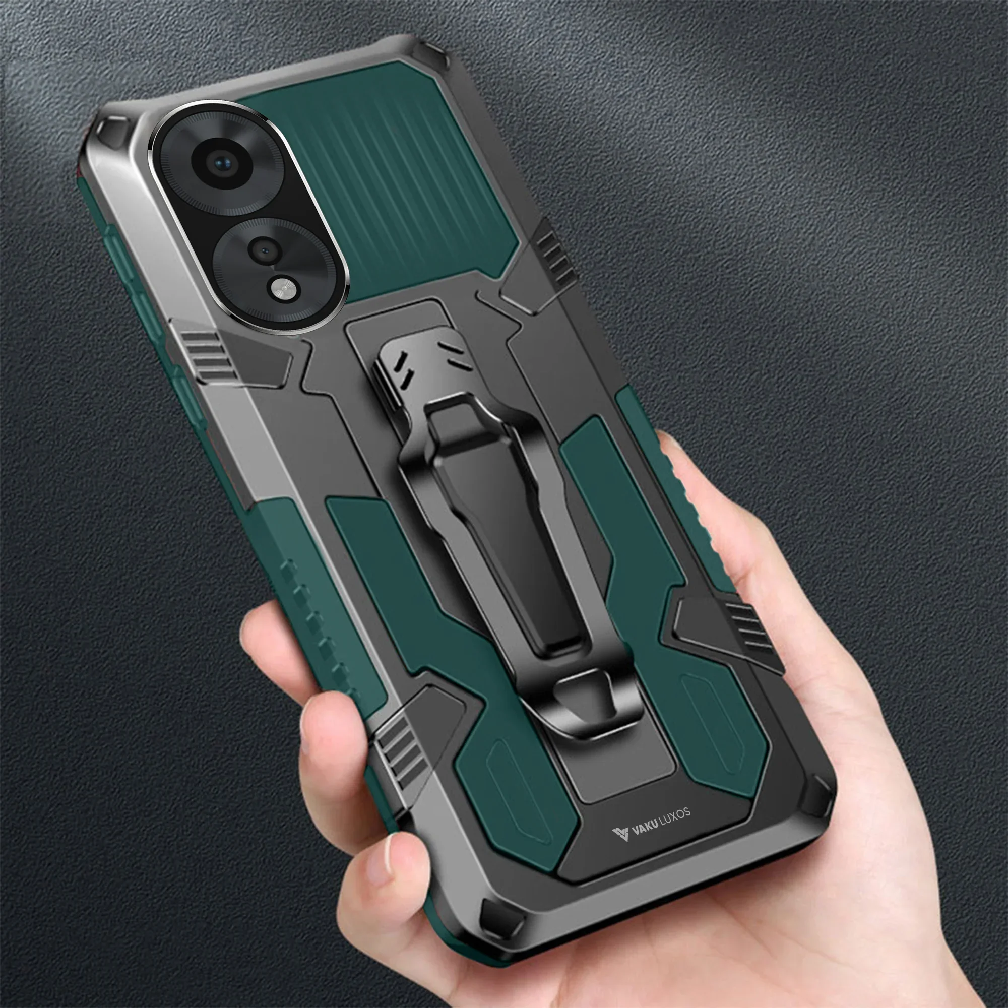 Vaku ® Oppo A58 4G Vanguard Military Grade Back Cover - Image 6