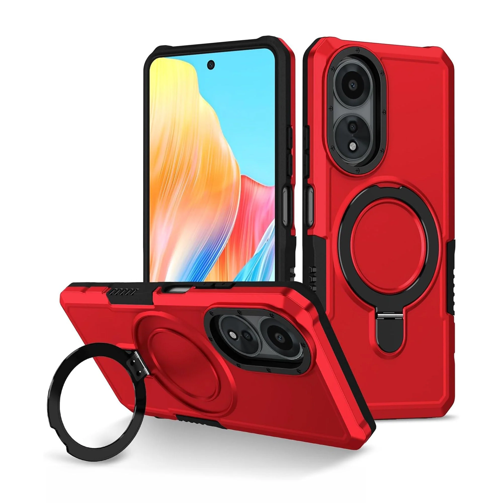 Vaku ® Oppo A58 Astor Military Grade Armor Protective Back cover - Image 3