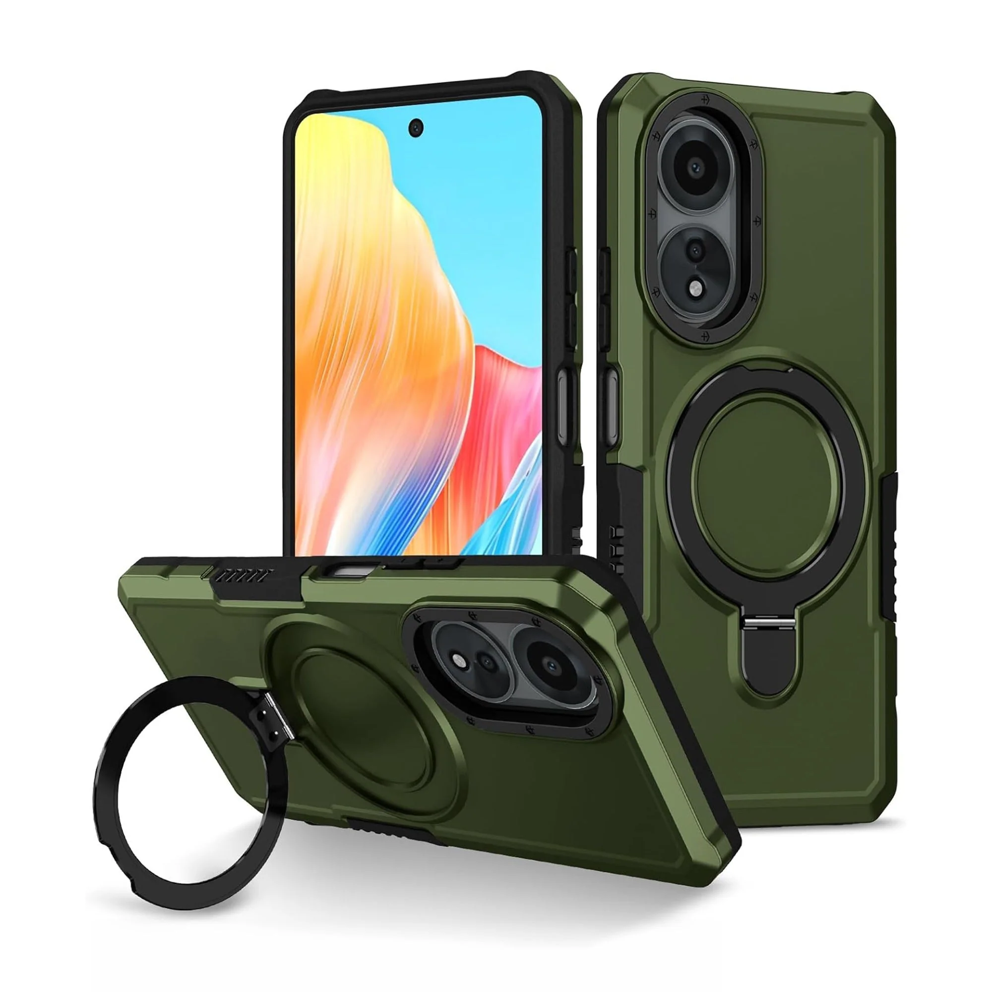 Vaku ® Oppo A58 Astor Military Grade Armor Protective Back cover - Image 4