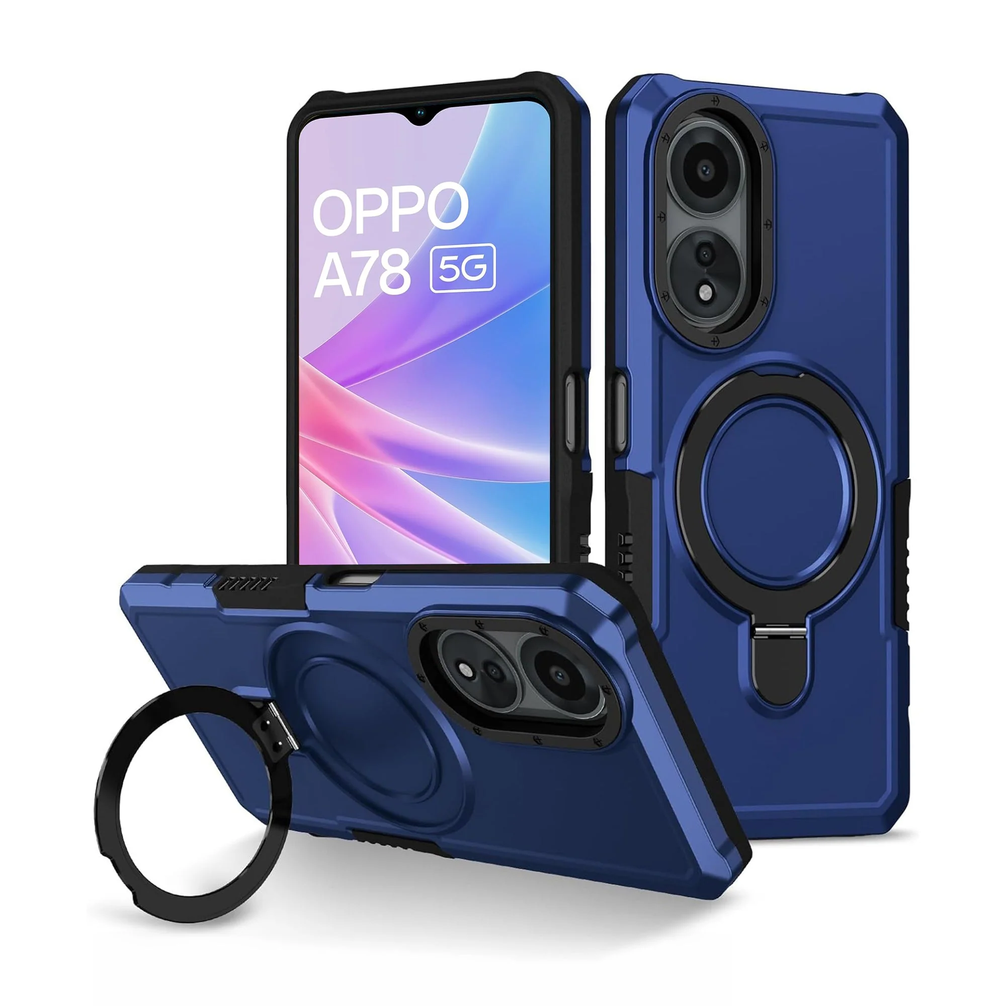 Vaku ® Oppo A78 5G Astor Military Grade Armor Protective Back cover - Image 2