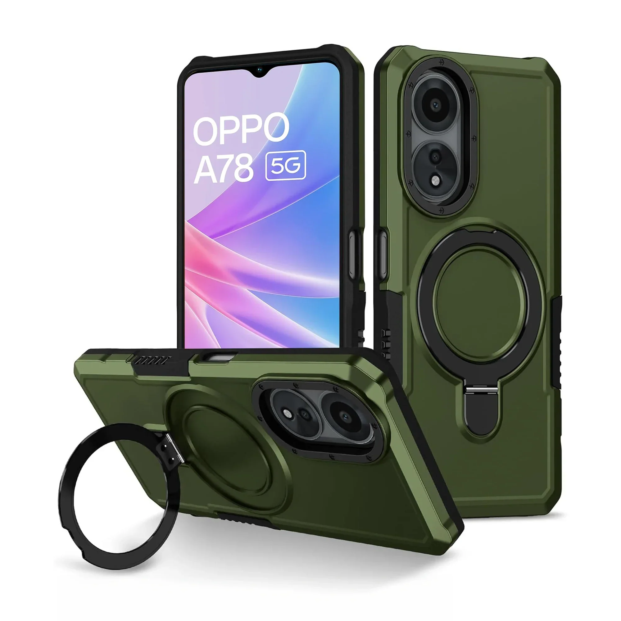 Vaku ® Oppo A78 5G Astor Military Grade Armor Protective Back cover - Image 4