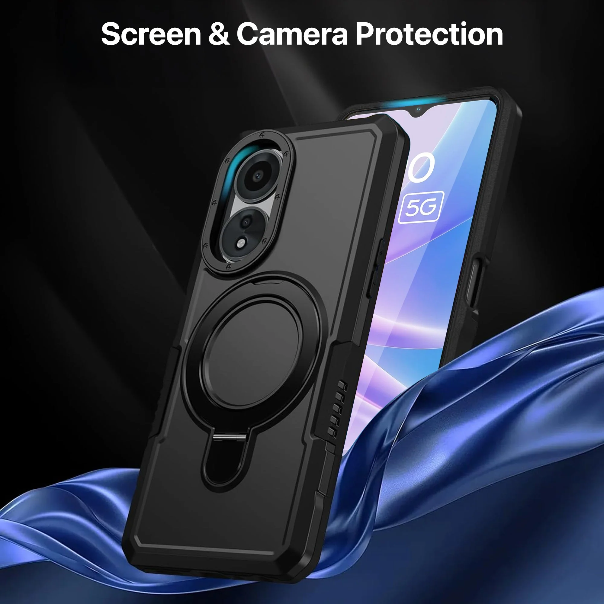 Vaku ® Oppo A78 5G Astor Military Grade Armor Protective Back cover - Image 6