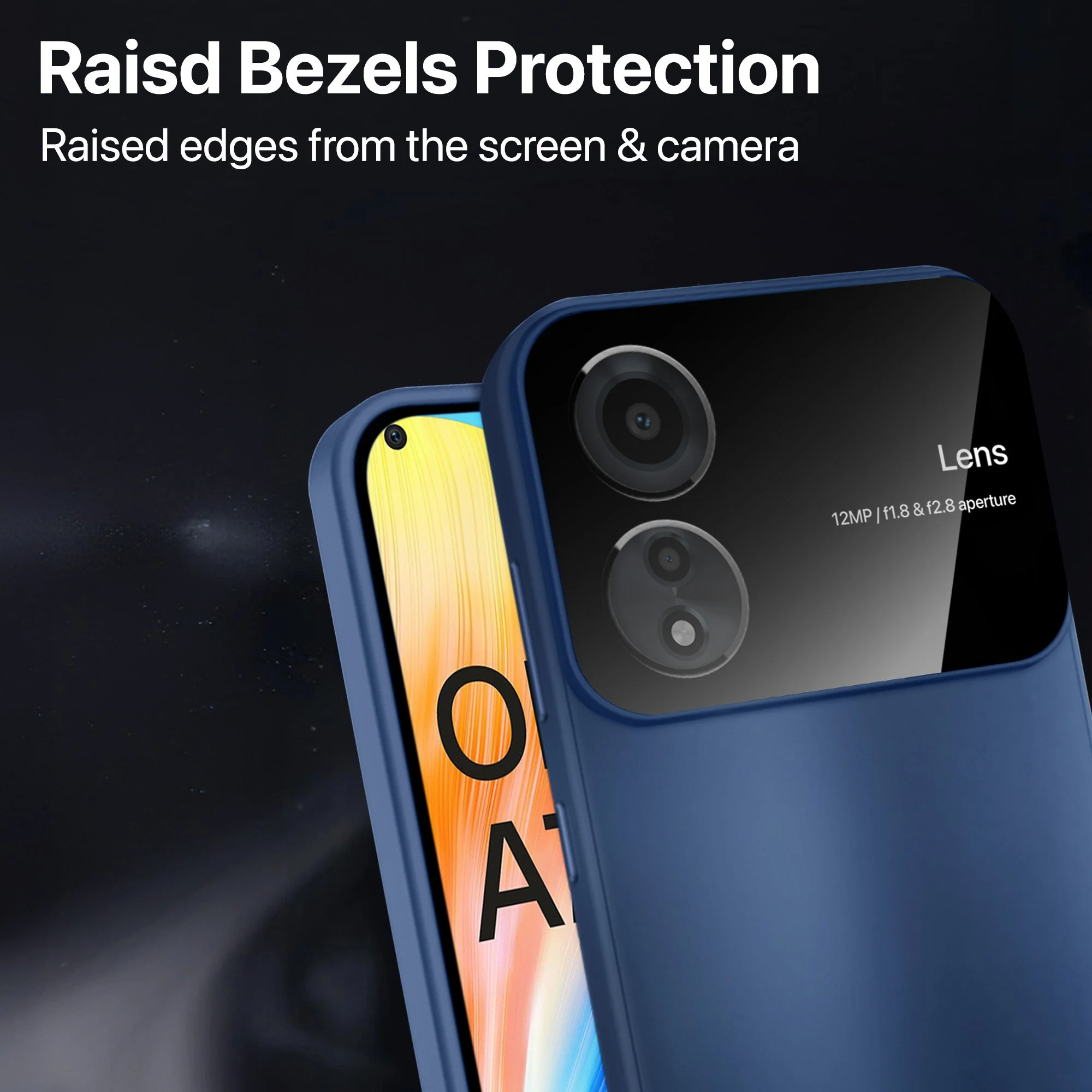 Vaku ® Oppo A78 5G Glazed Polarized Camera Lens Protector Back Cover - Image 13