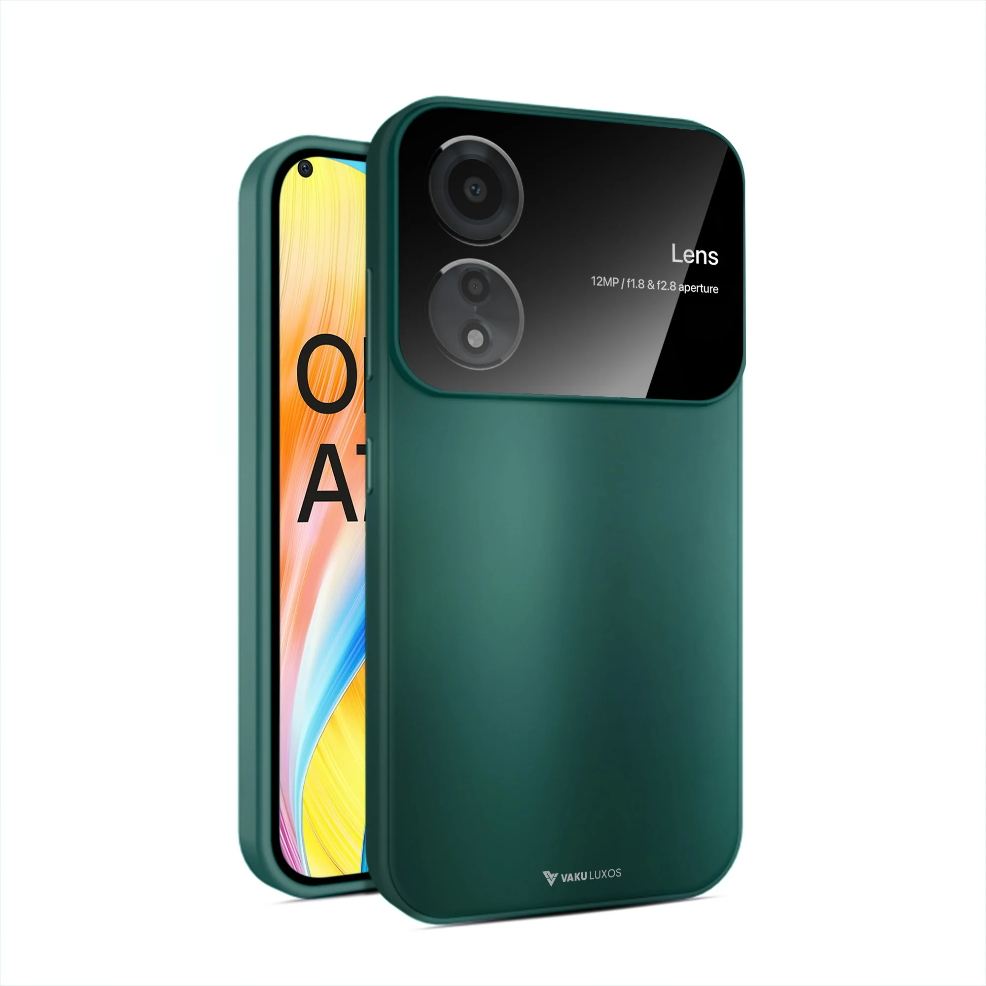 Vaku ® Oppo A78 5G Glazed Polarized Camera Lens Protector Back Cover - Image 14